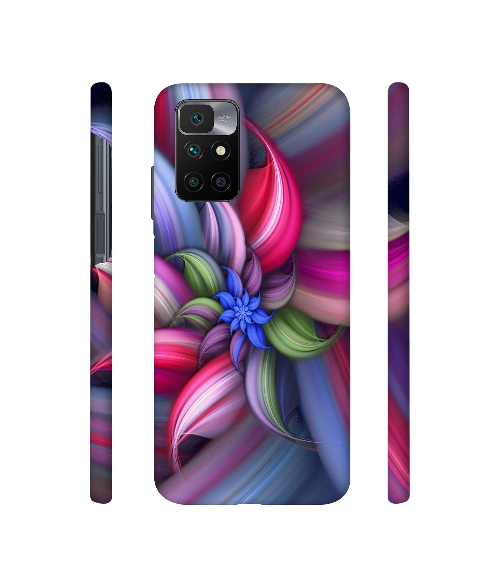 Colorful Flower Designer Hard Back Cover for Mi Redmi 10 Prime
