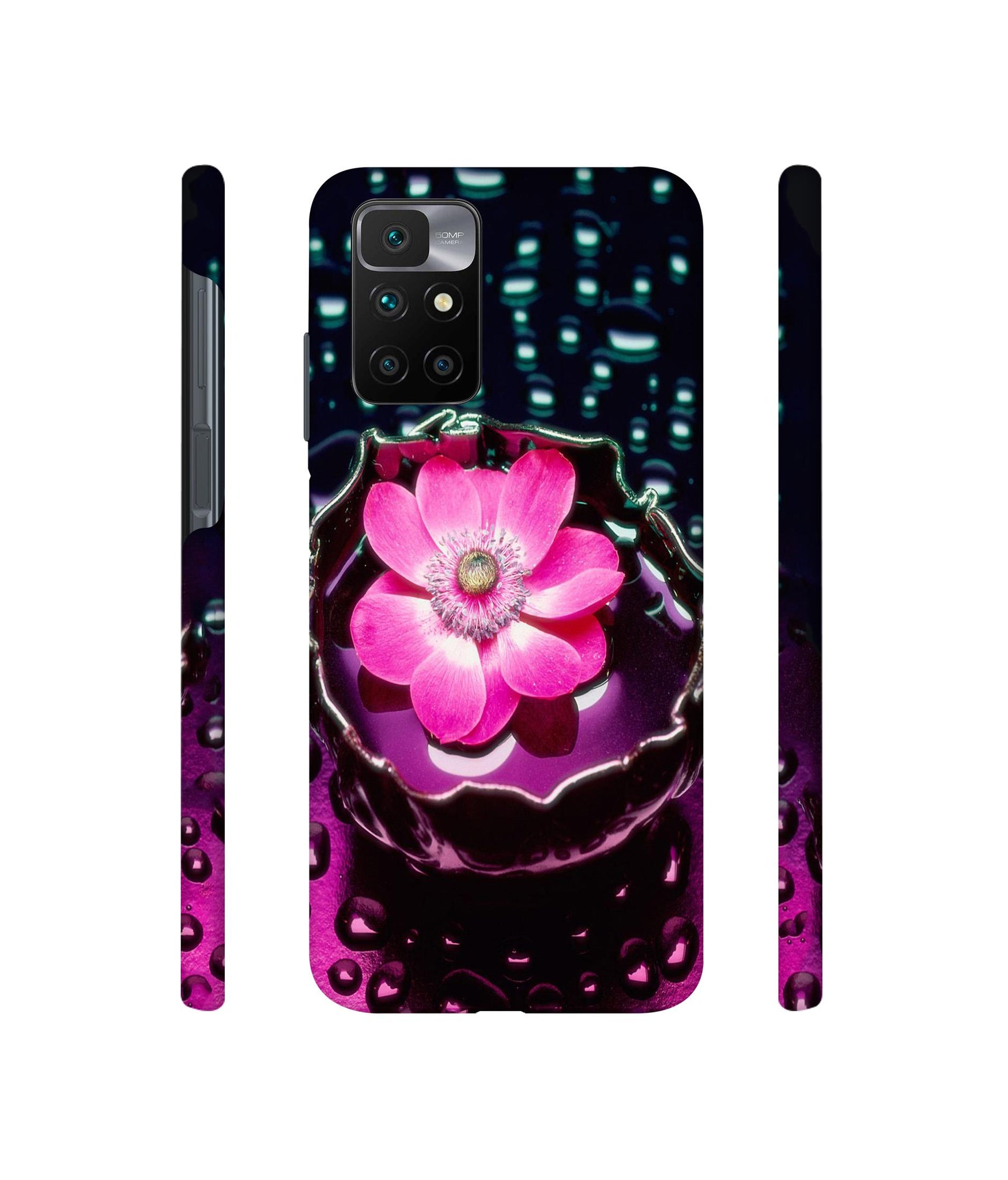 Flower in Water Designer Hard Back Cover for Mi Redmi 10 Prime