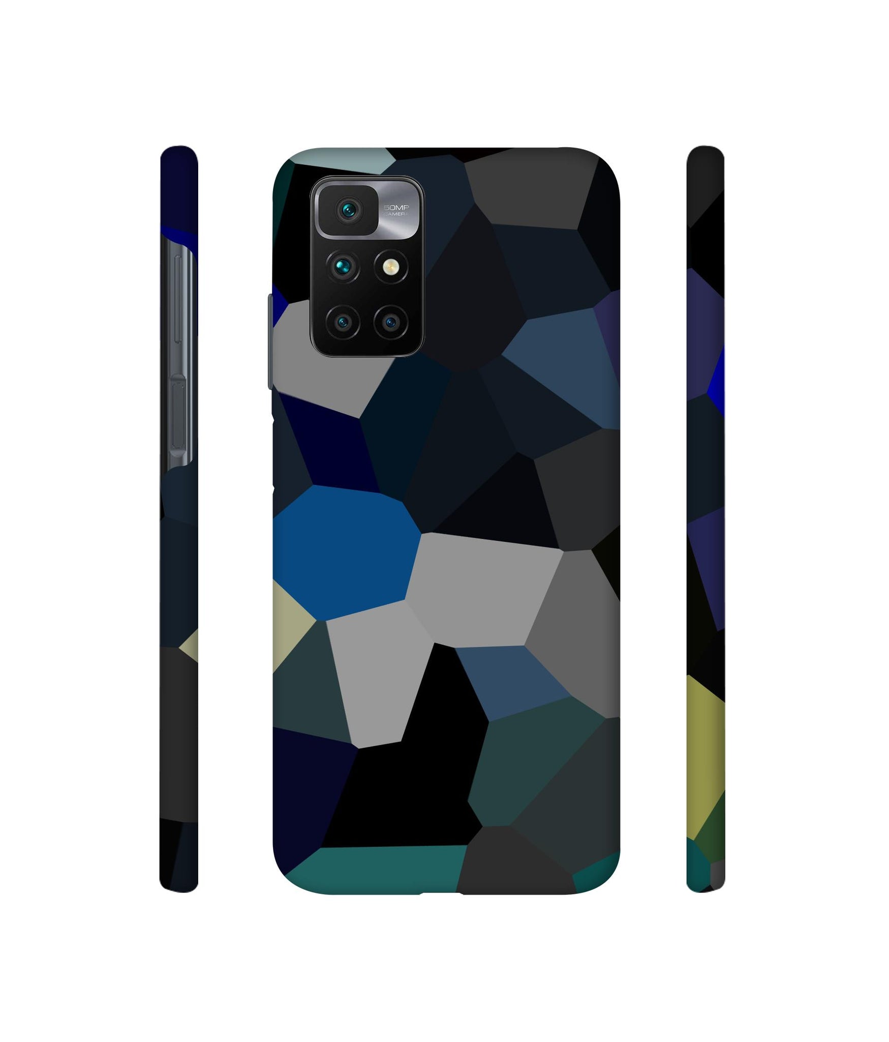 Mathematical Shape Designer Hard Back Cover for Mi Redmi 10 Prime