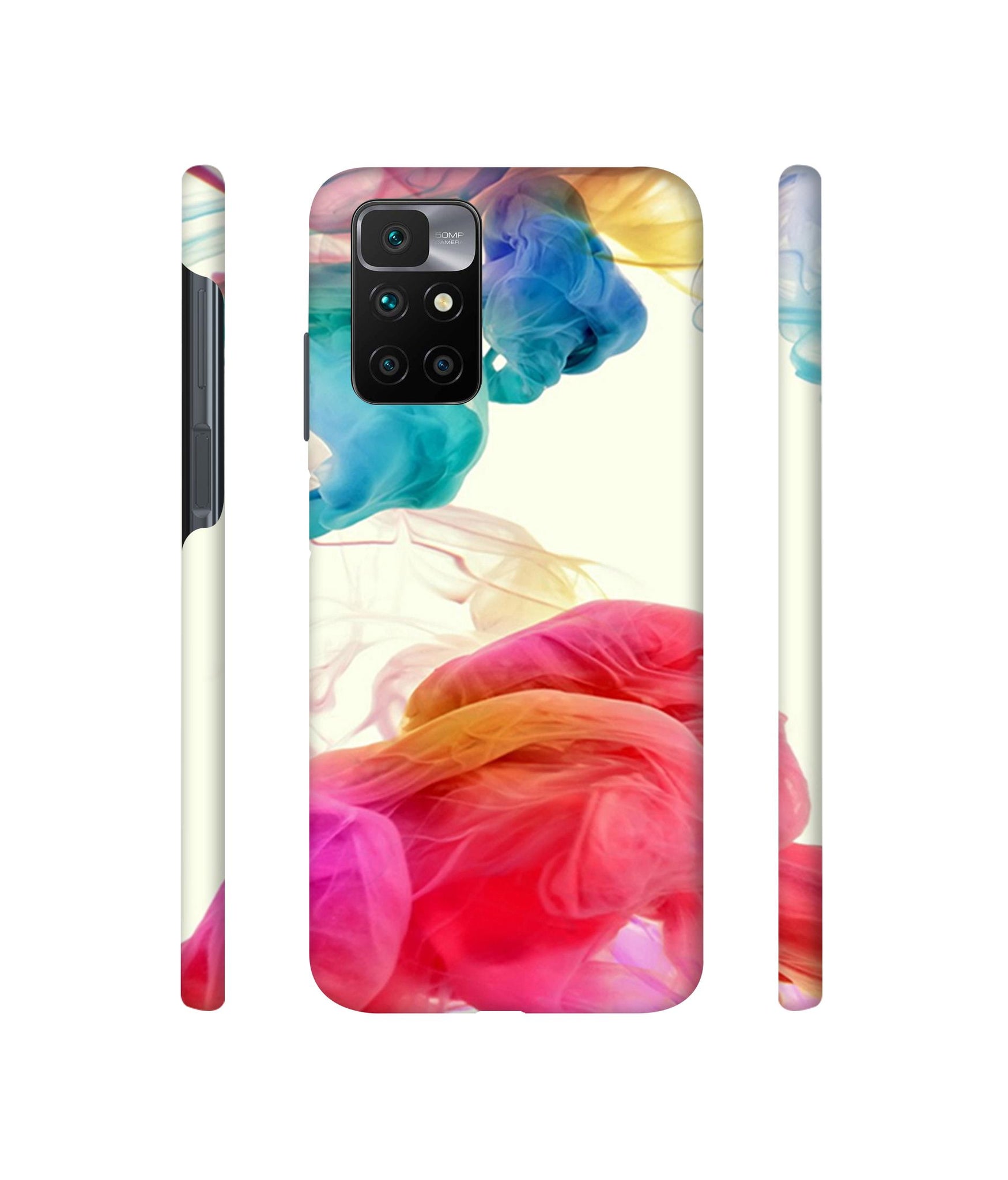 Colored Smoke Designer Hard Back Cover for Mi Redmi 10 Prime