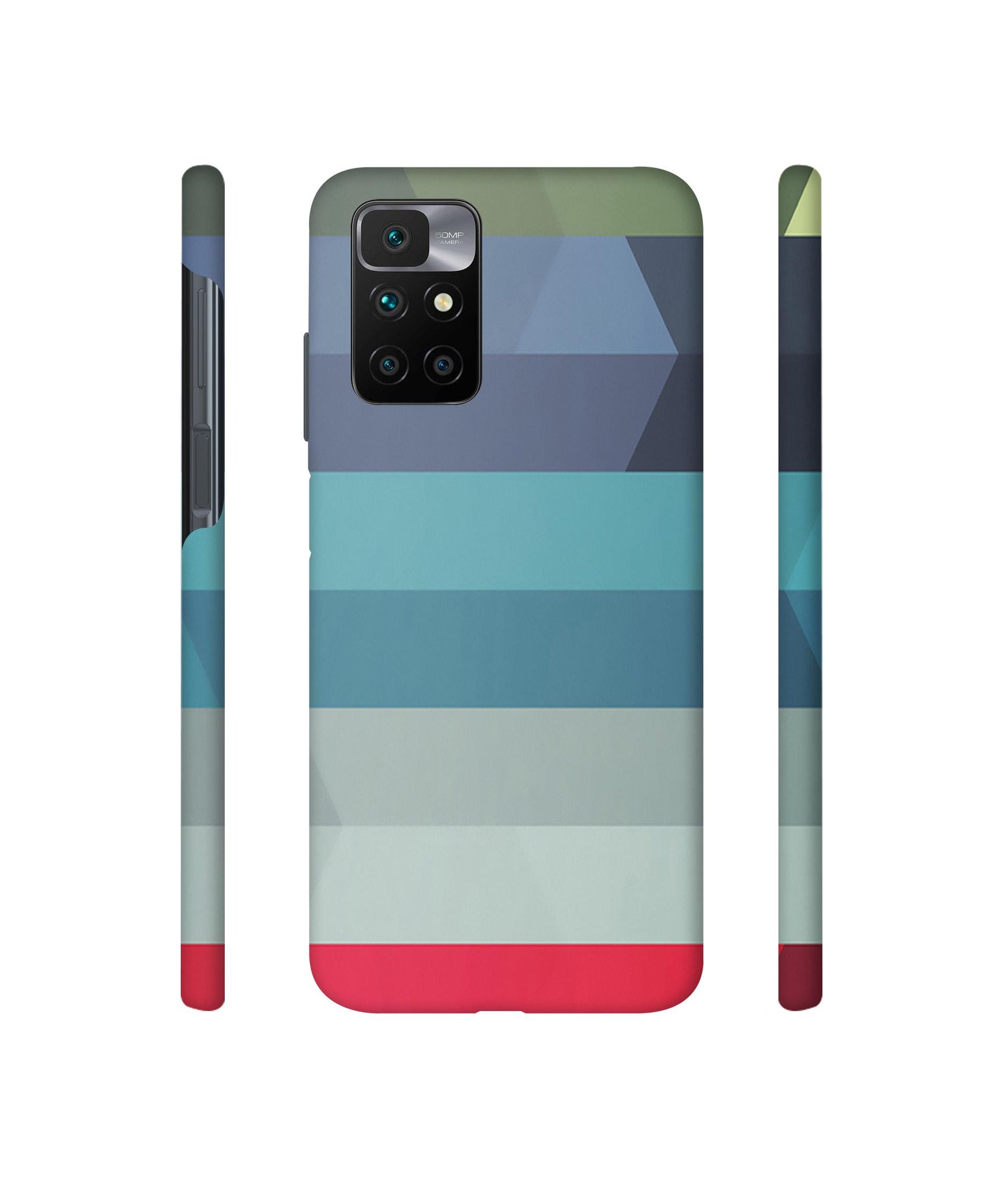 Colorful Lines Designer Hard Back Cover for Mi Redmi 10 Prime