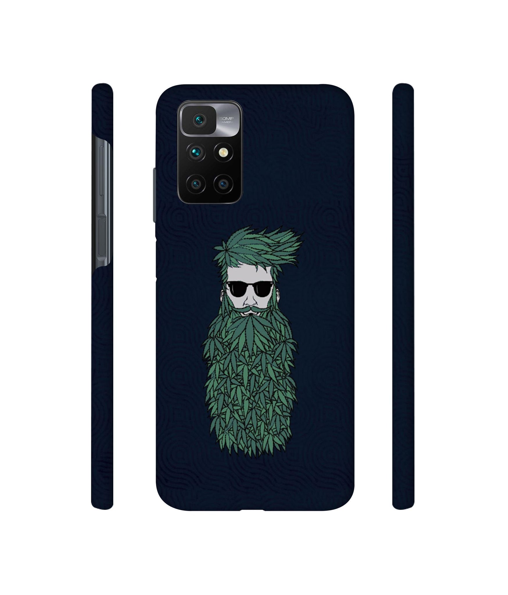 Beard Man Designer Hard Back Cover for Mi Redmi 10 Prime