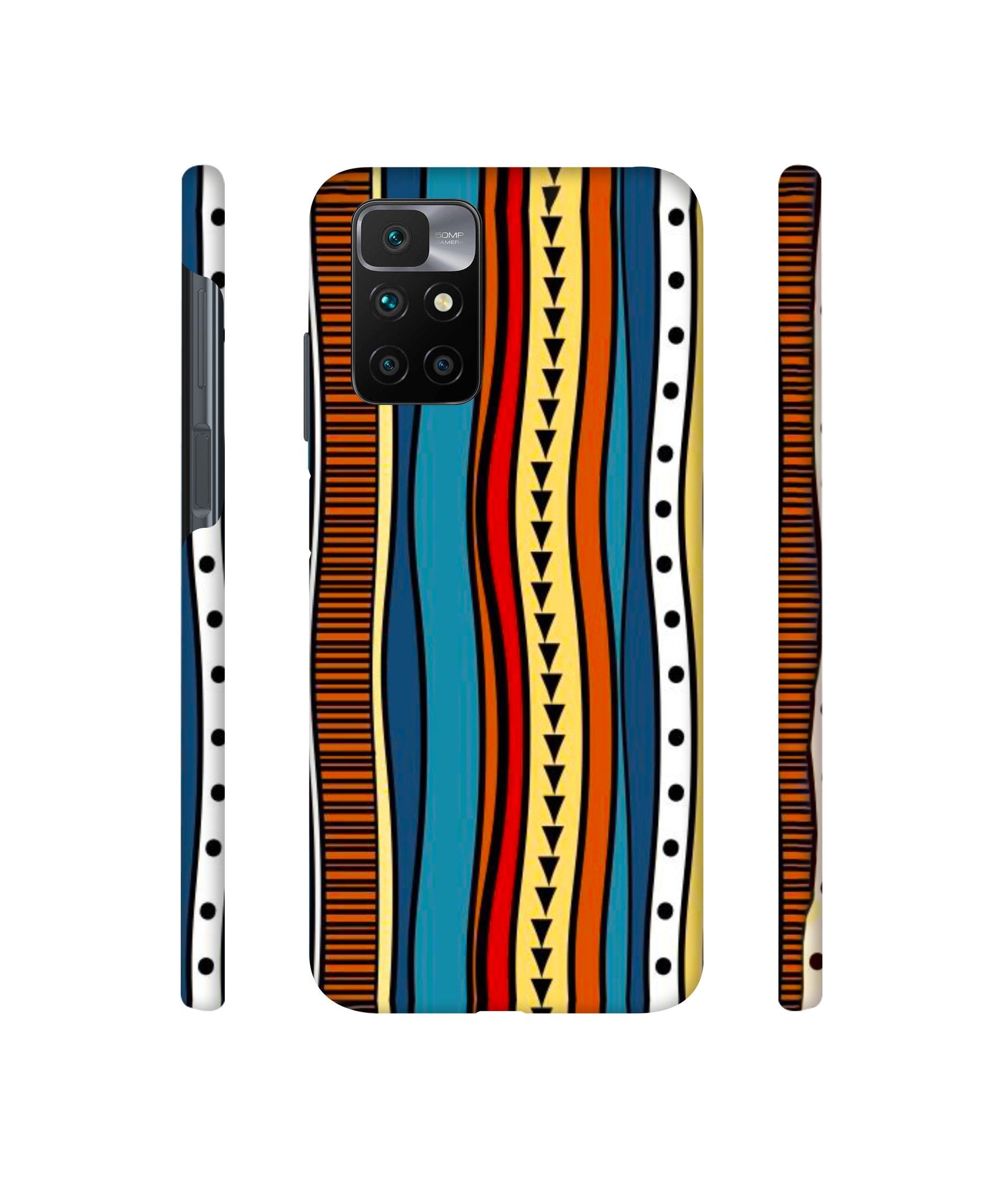 Rangoli Folk Art Designer Hard Back Cover for Mi Redmi 10 Prime