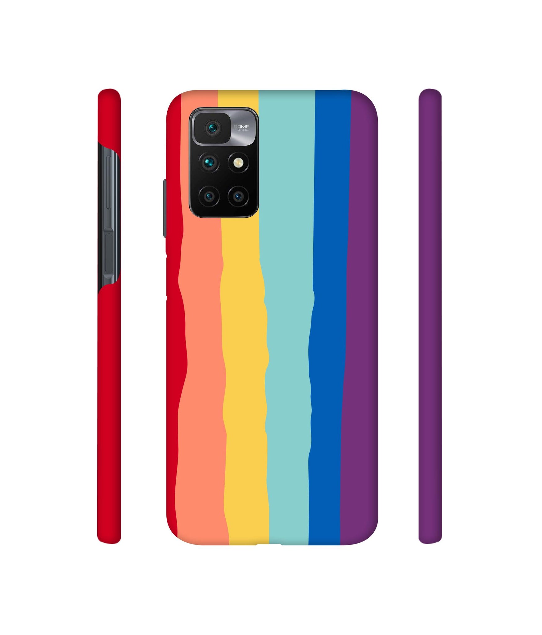 Rainbow1 Designer Hard Back Cover for Mi Redmi 10 Prime
