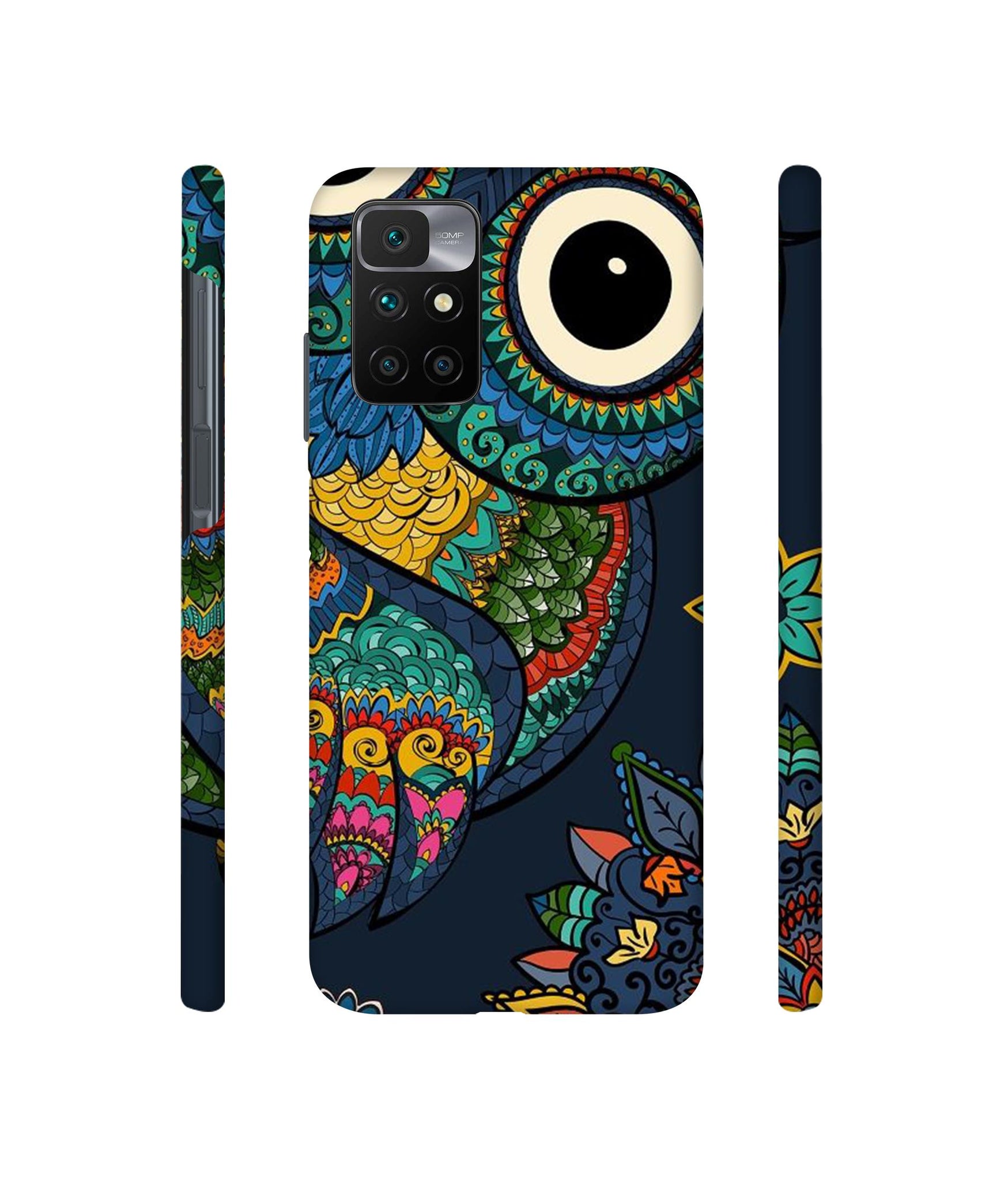 Owl Designer Hard Back Cover for Mi Redmi 10 Prime