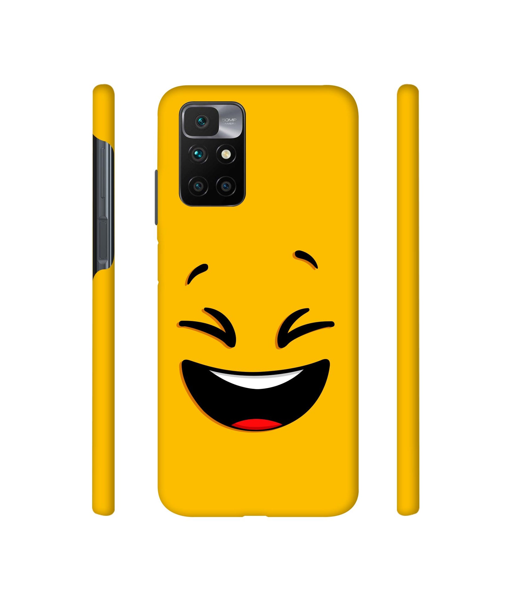 Smile Face Designer Hard Back Cover for Mi Redmi 10 Prime
