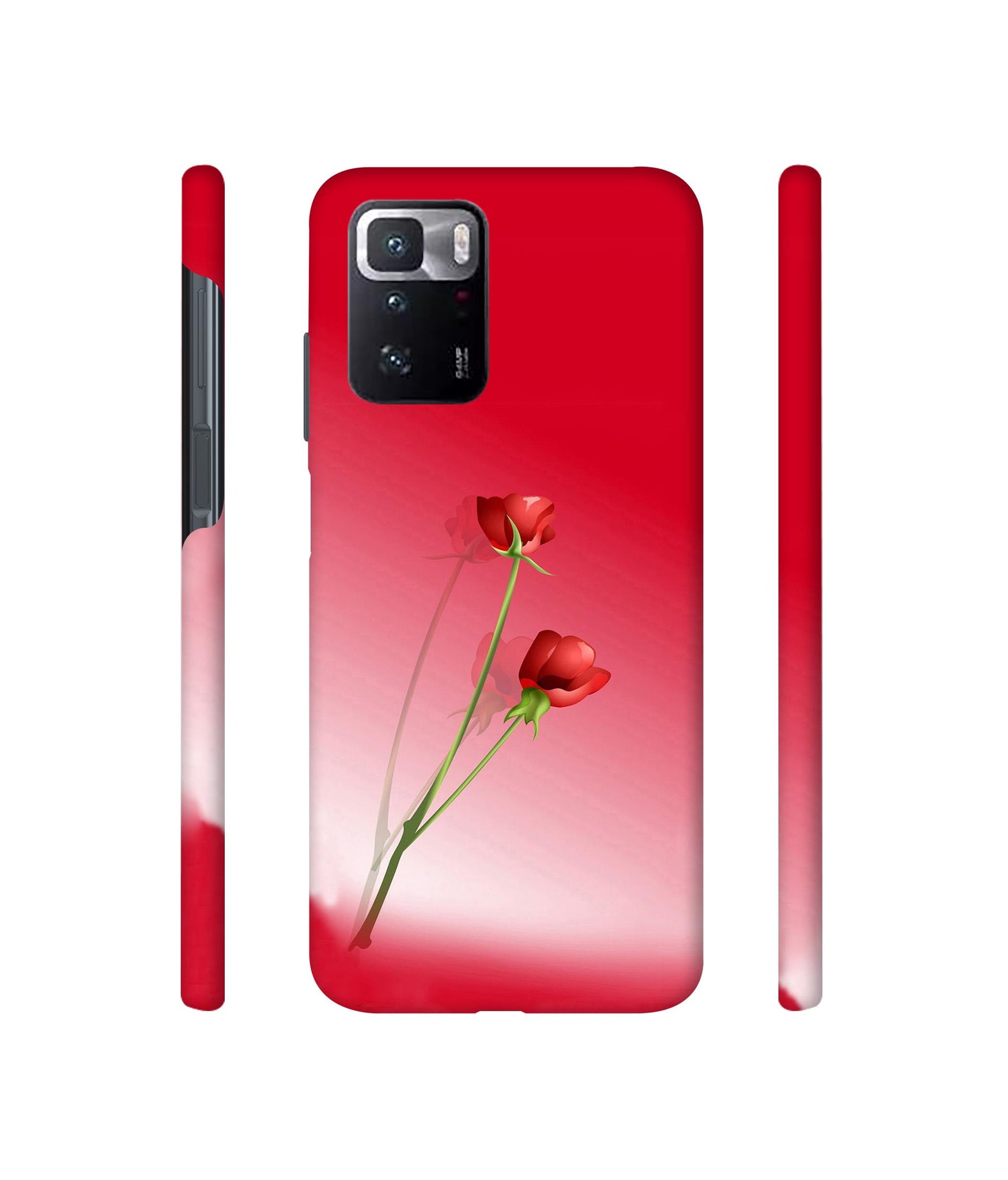 Red Roses Designer Hard Back Cover for Mi Poco X3 GT