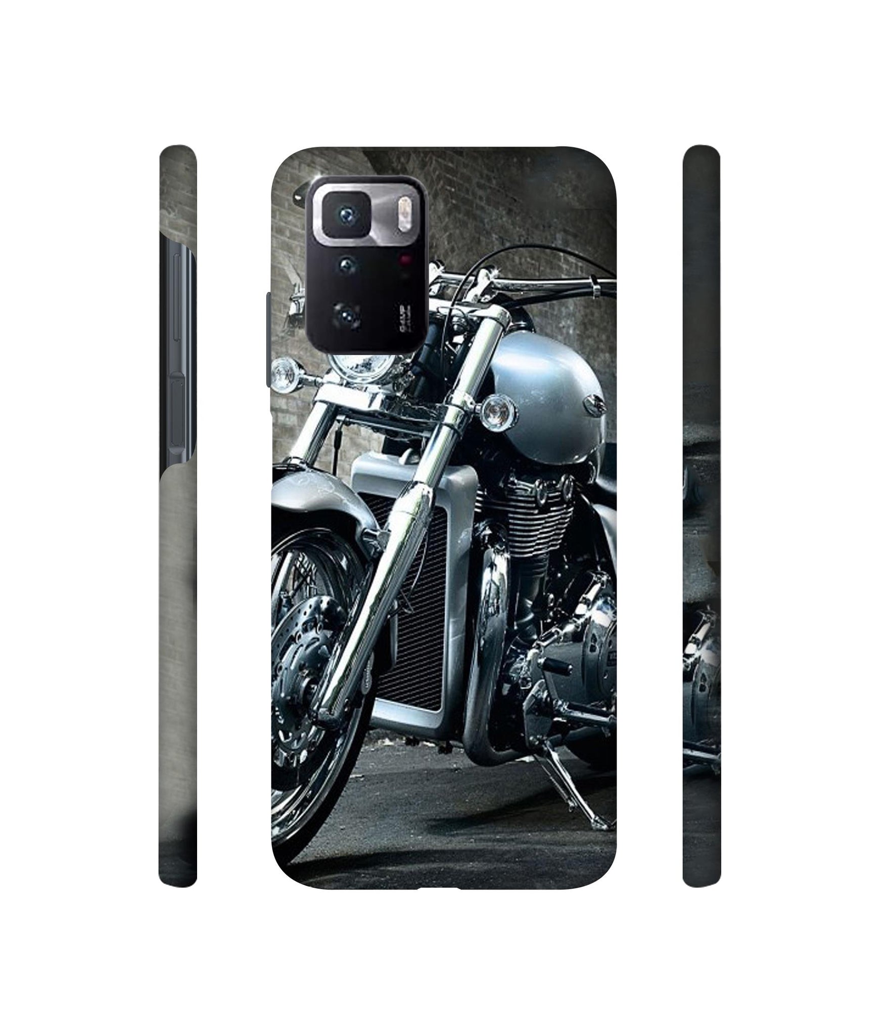 Motorcycle Designer Hard Back Cover for Mi Poco X3 GT