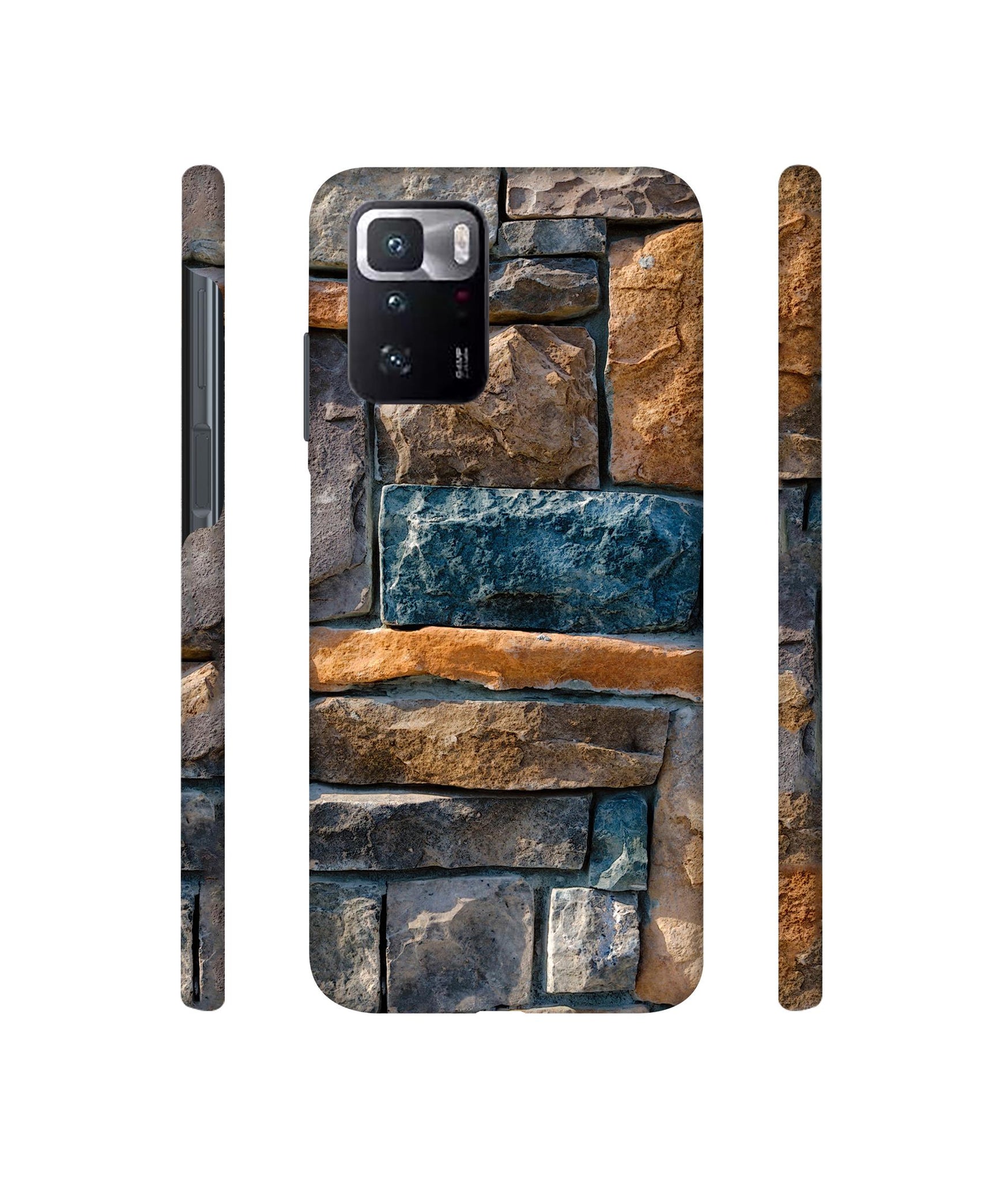 Decorative Stone Cladding Designer Hard Back Cover for Mi Poco X3 GT