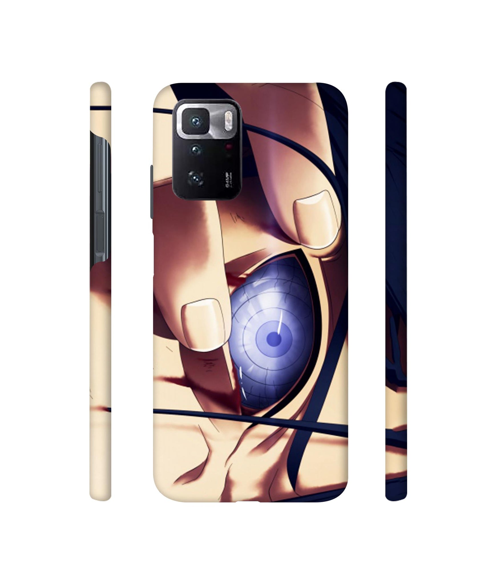 Anime Naruto Eye Designer Hard Back Cover for Mi Poco X3 GT