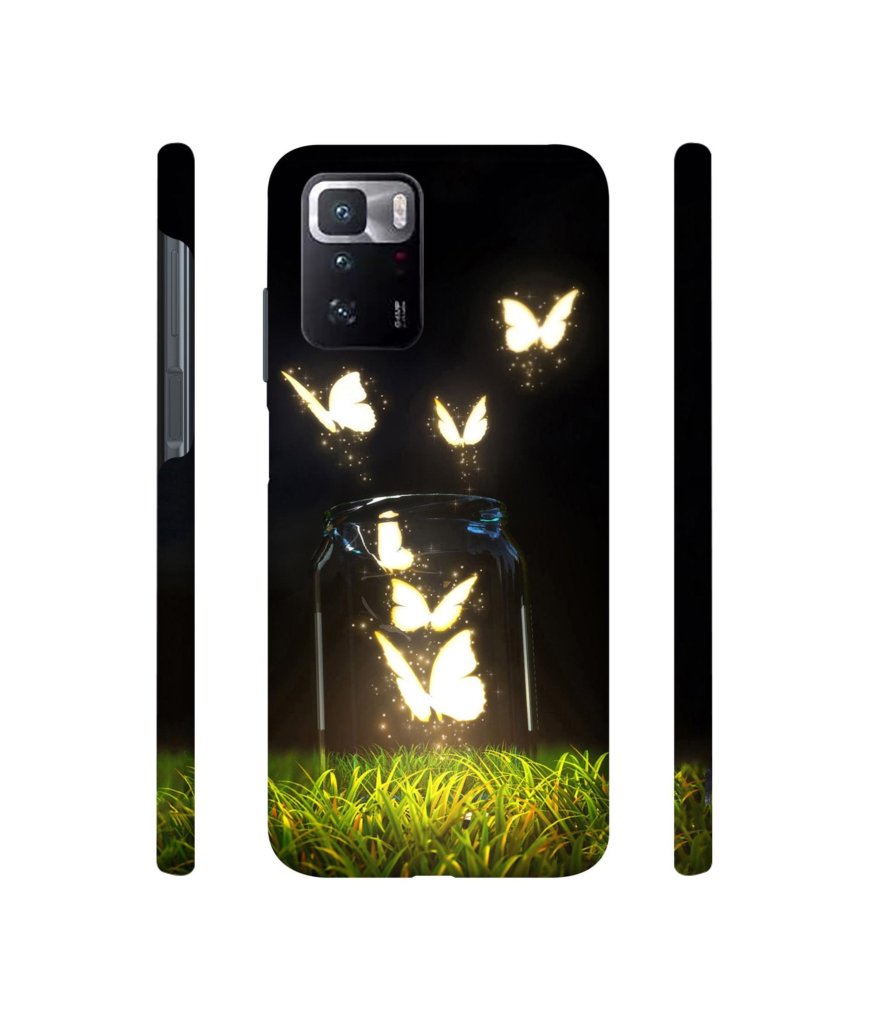Butterfly Designer Hard Back Cover for Mi Poco X3 GT