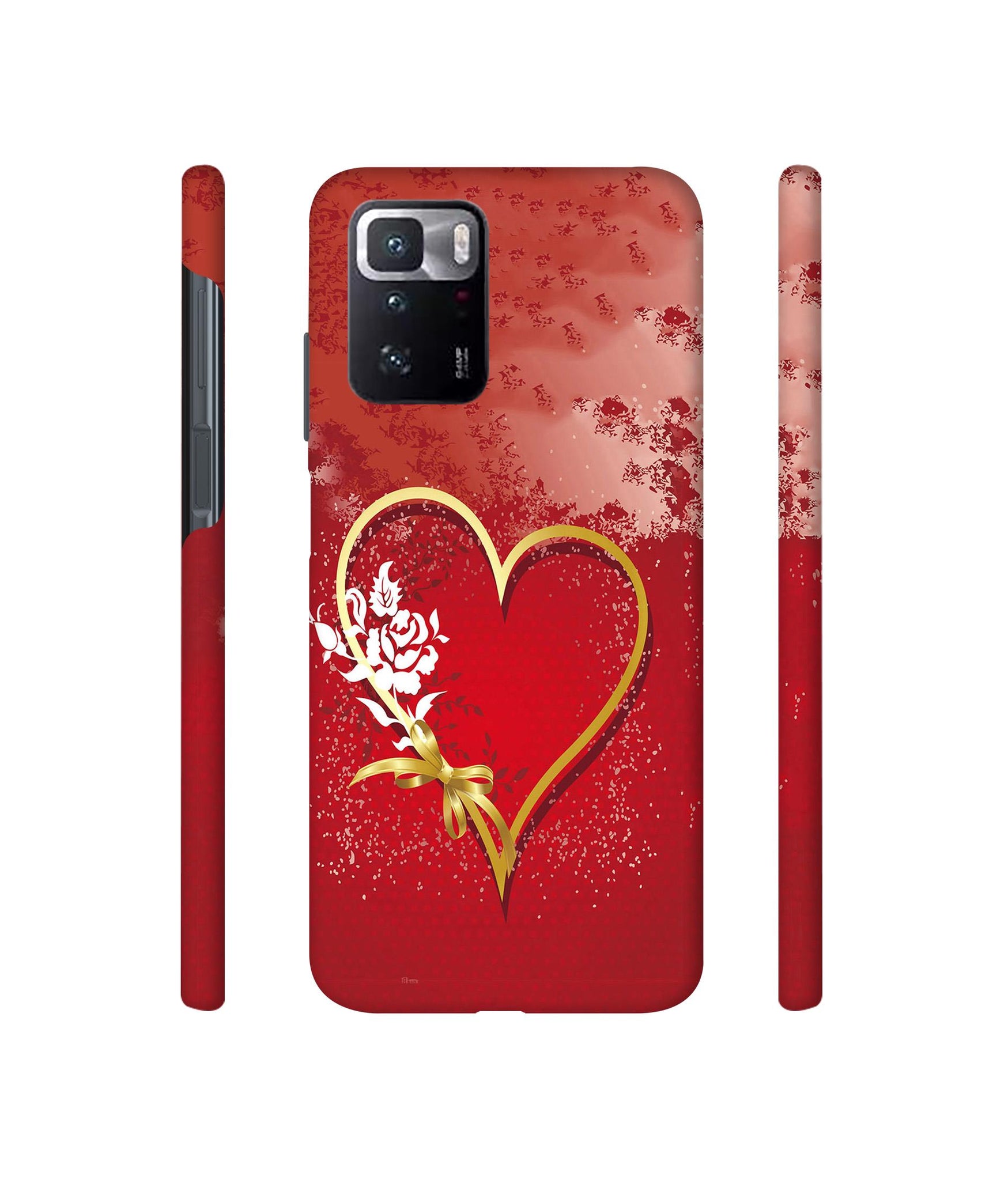 Love Rose Designer Hard Back Cover for Mi Poco X3 GT
