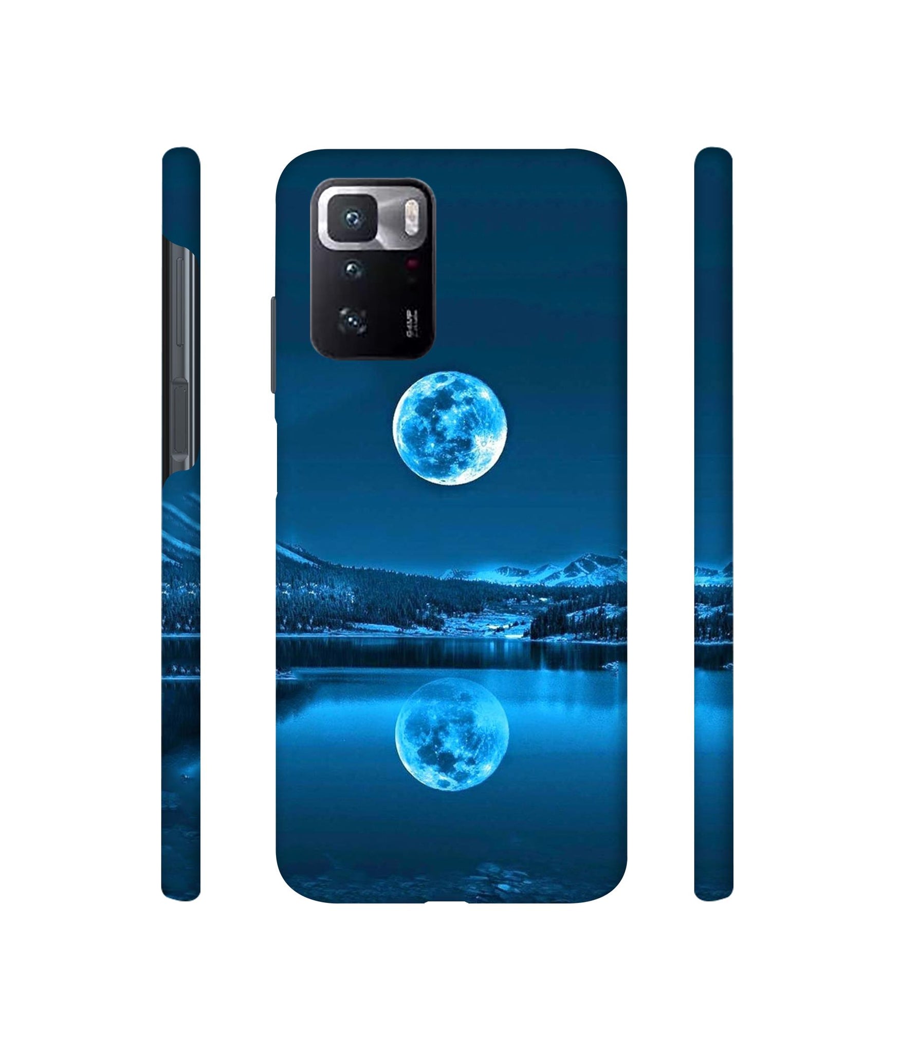 Awesome Moon Designer Hard Back Cover for Mi Poco X3 GT