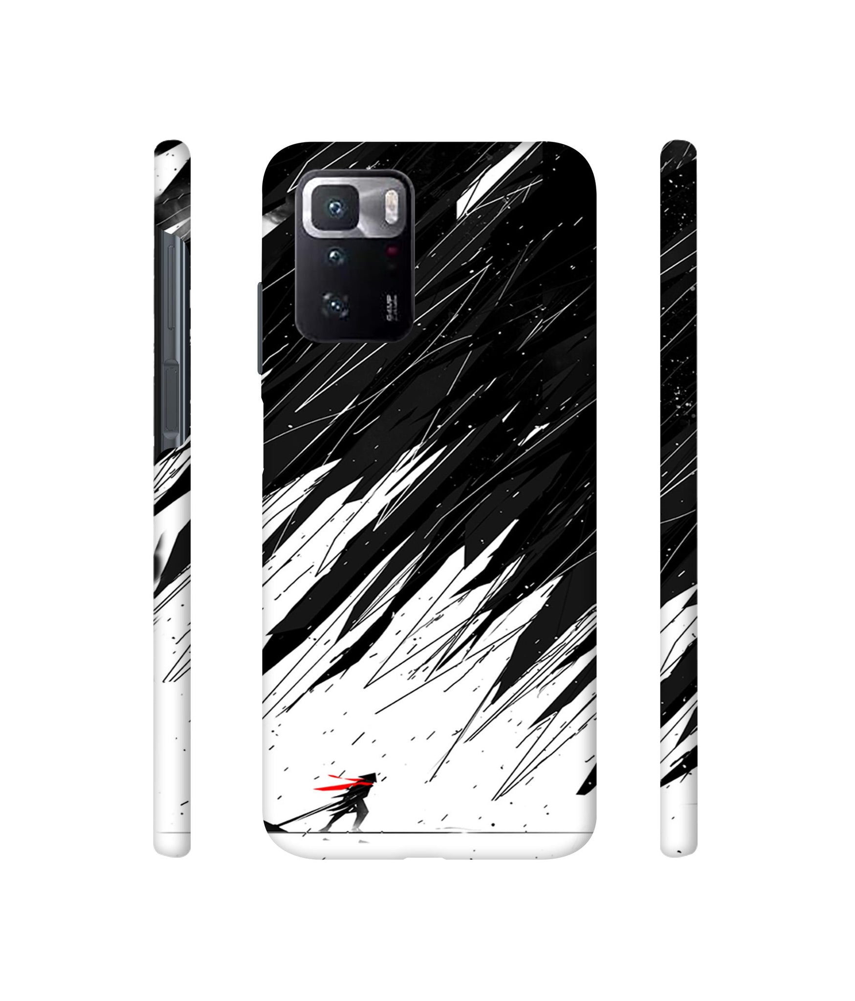Geometric Strom Designer Hard Back Cover for Mi Poco X3 GT
