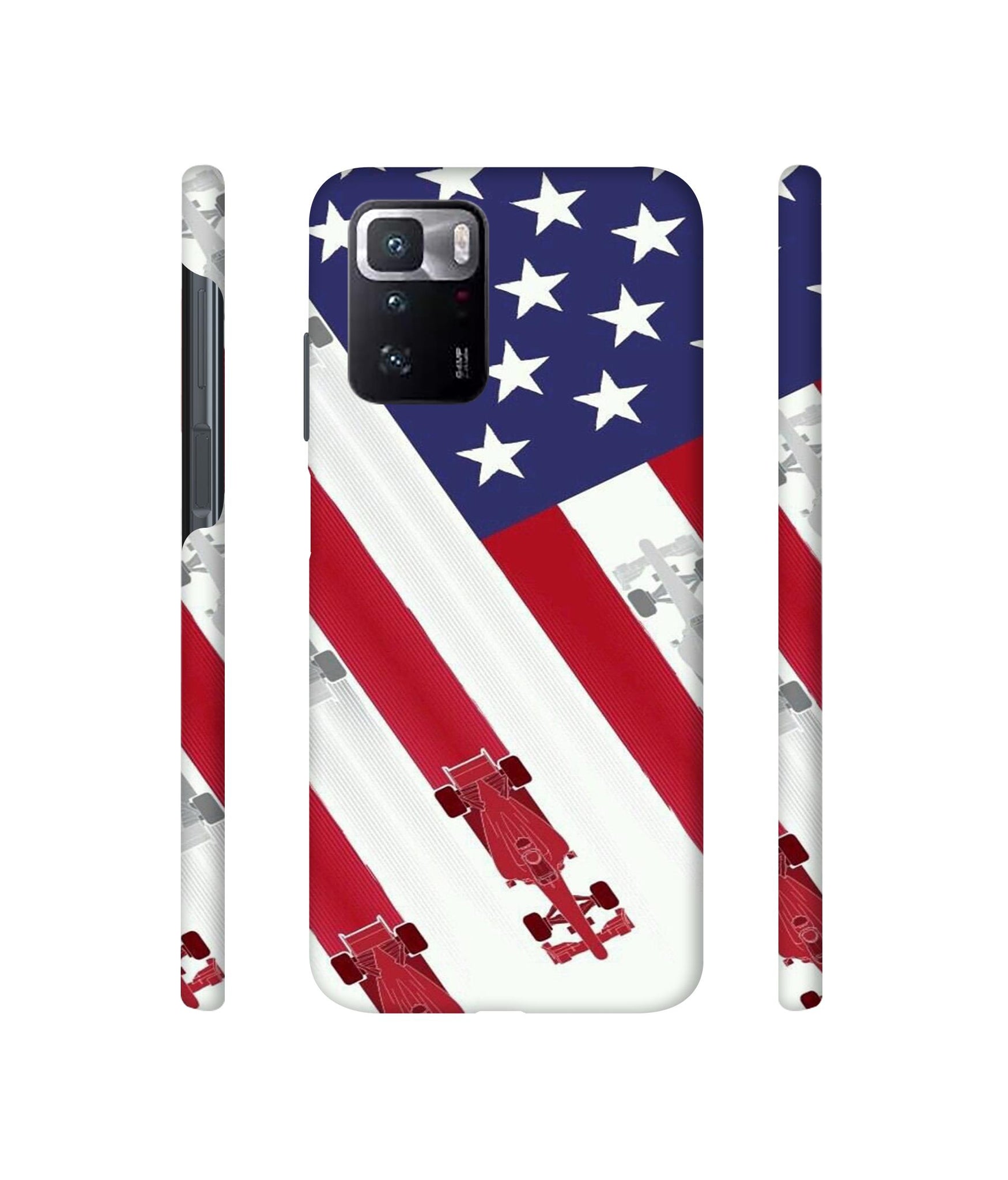 Ferrari On the Zoom Print Designer Hard Back Cover for Mi Poco X3 GT
