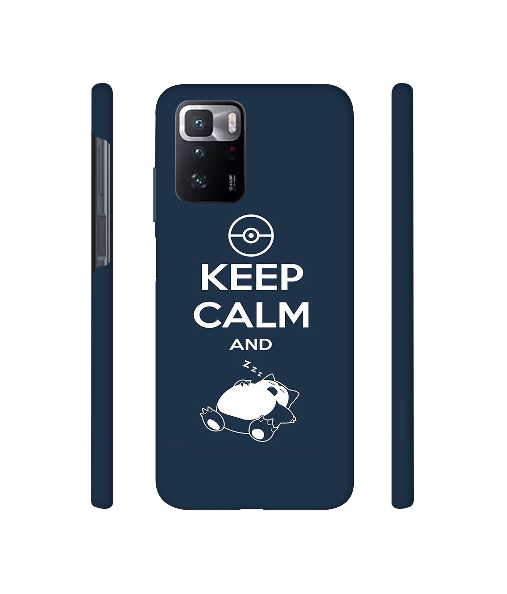 Sleep Pattern Designer Hard Back Cover for Mi Poco X3 GT