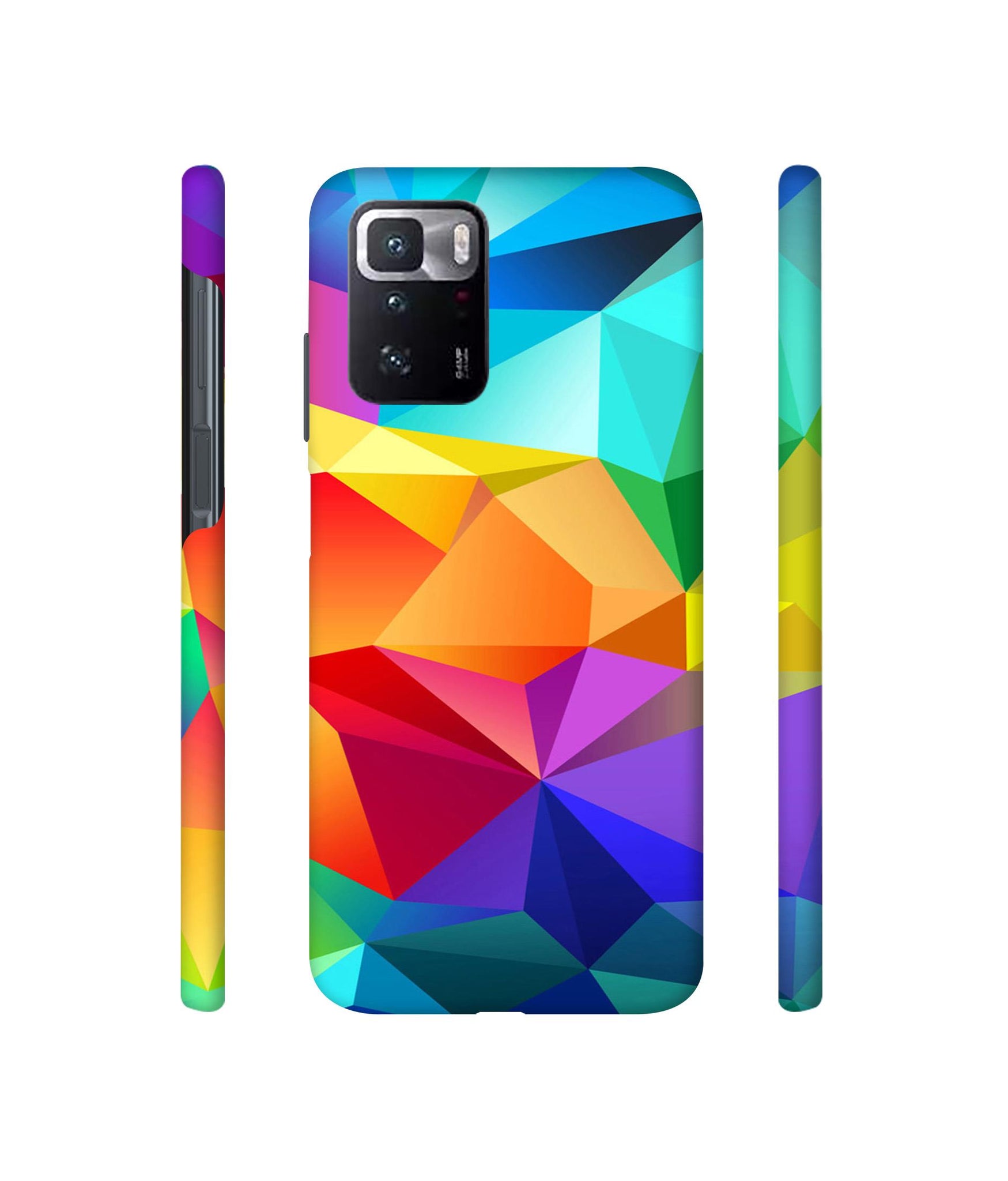 Colorful Pattern Designer Hard Back Cover for Mi Poco X3 GT