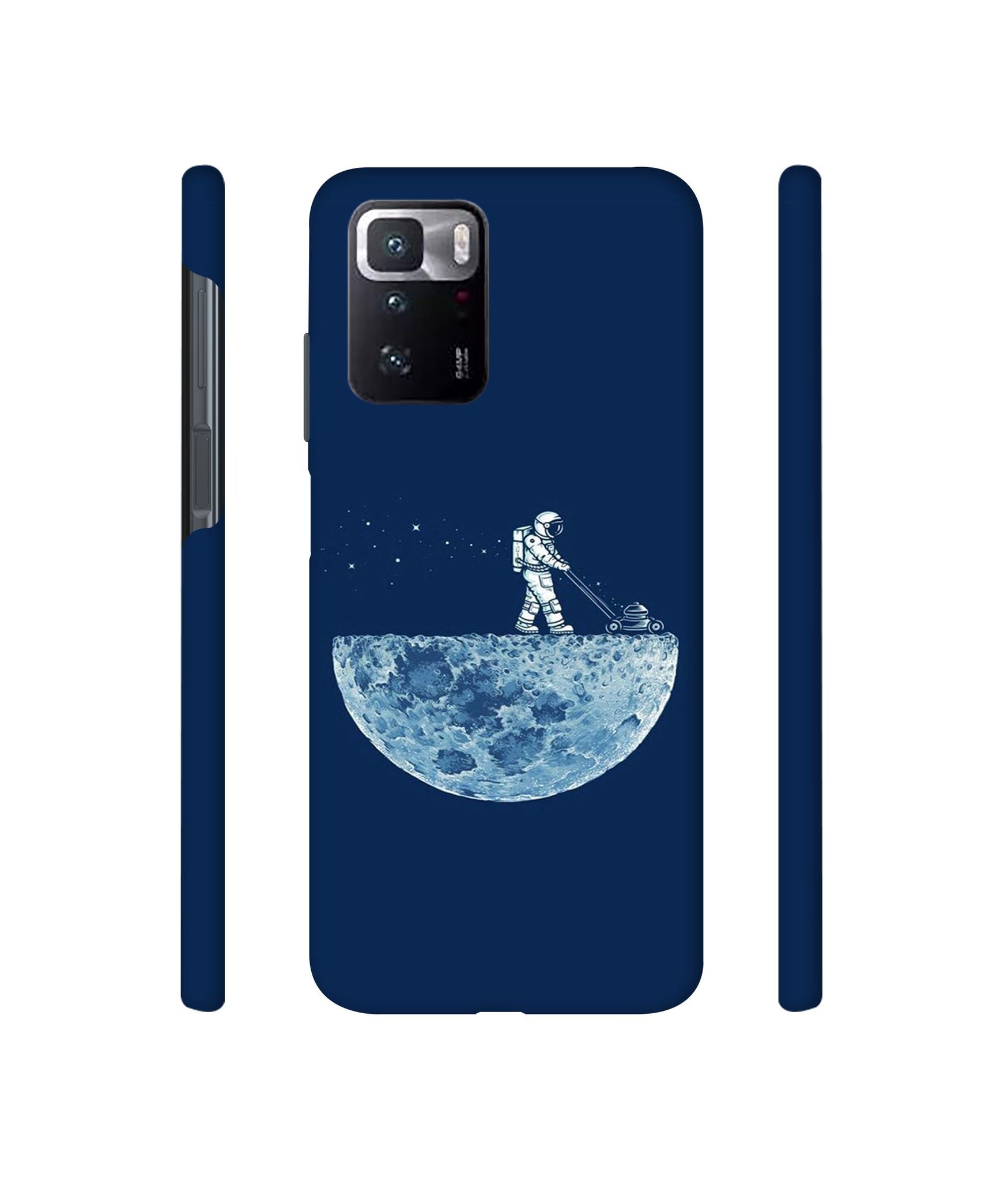 Moon Walk Designer Hard Back Cover for Mi Poco X3 GT