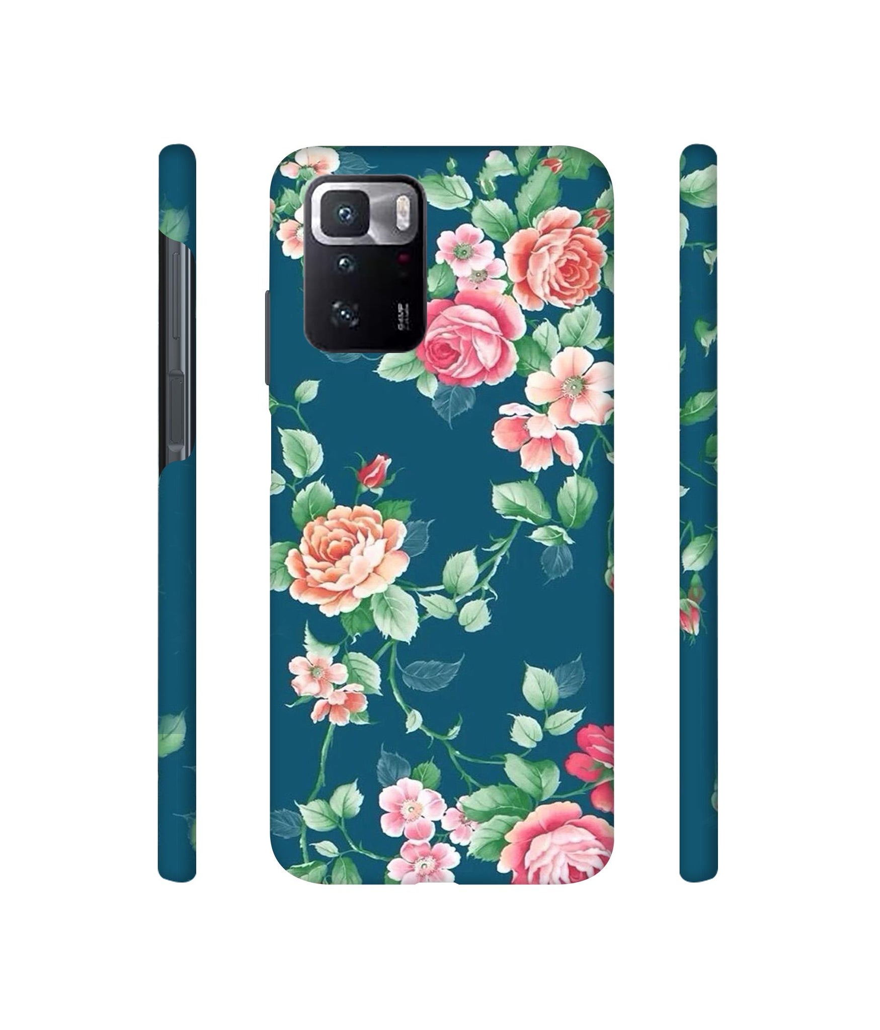 Vintage Floral Designer Hard Back Cover for Mi Poco X3 GT