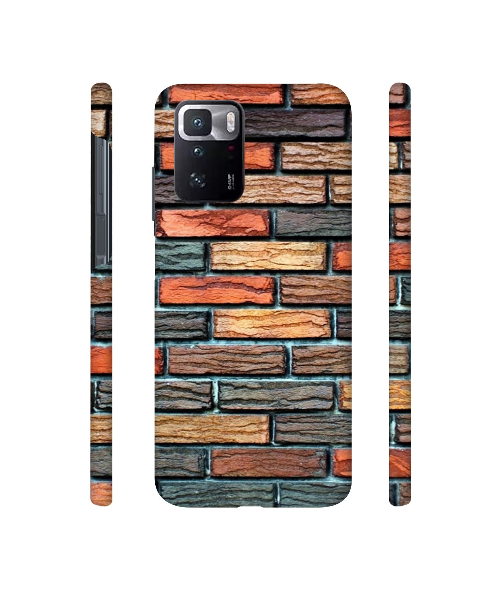 Brick Wall Designer Hard Back Cover for Mi Poco X3 GT