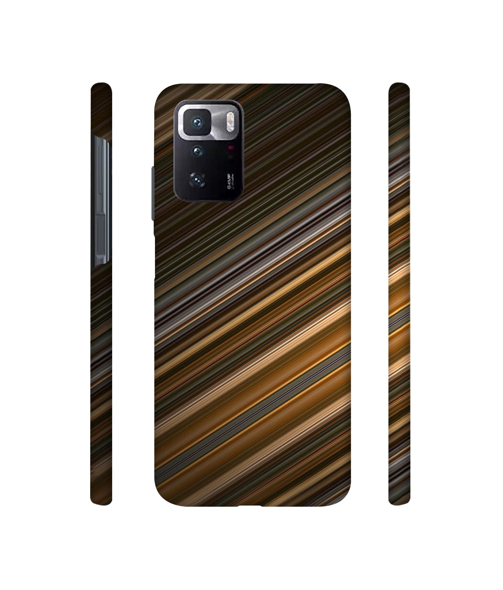 Stripes Designer Hard Back Cover for Mi Poco X3 GT