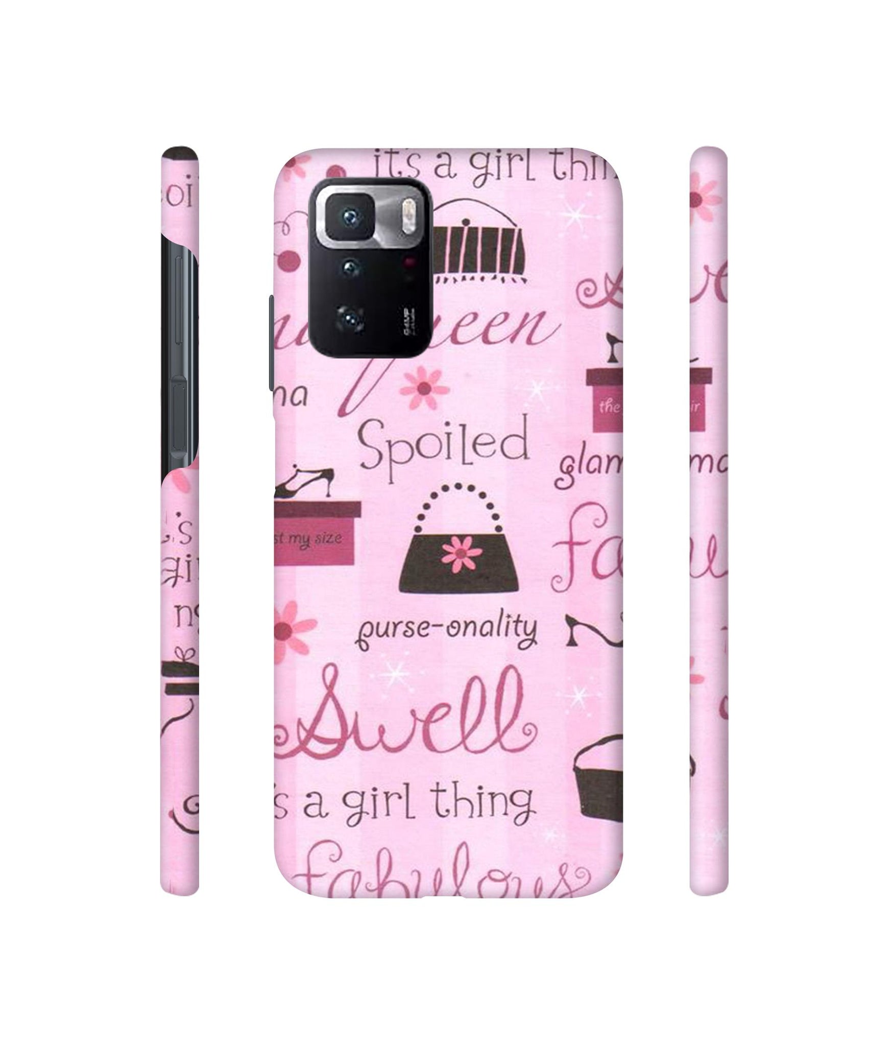 Its A Girl Thing Designer Hard Back Cover for Mi Poco X3 GT