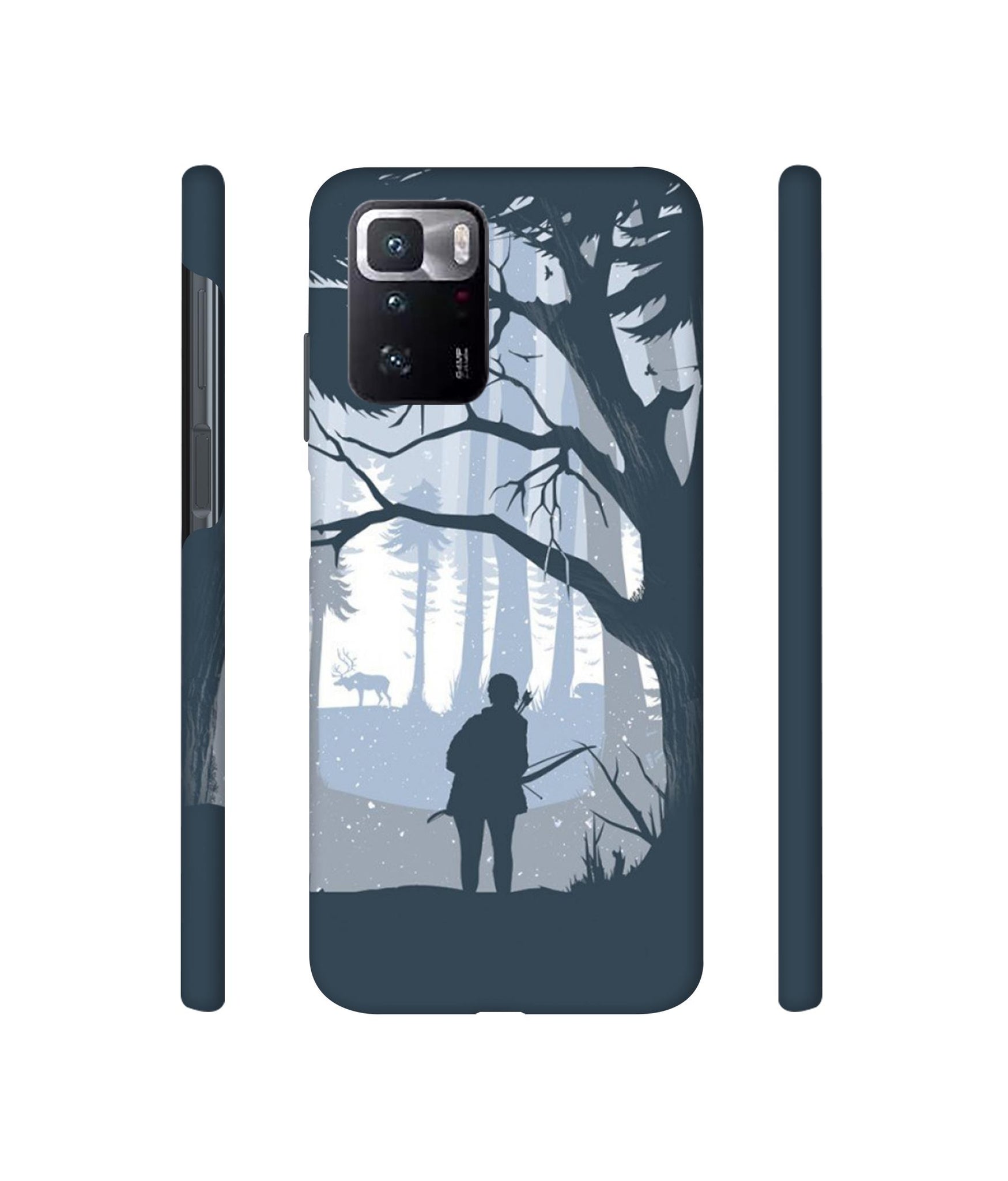 Hunter Designer Hard Back Cover for Mi Poco X3 GT