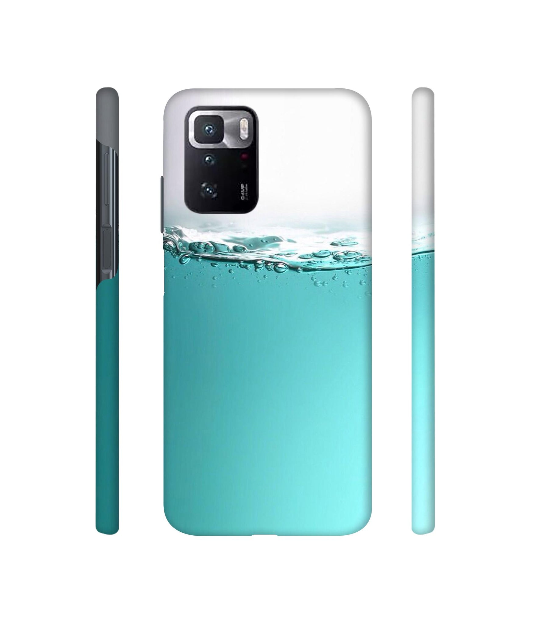 Half Fill Designer Hard Back Cover for Mi Poco X3 GT