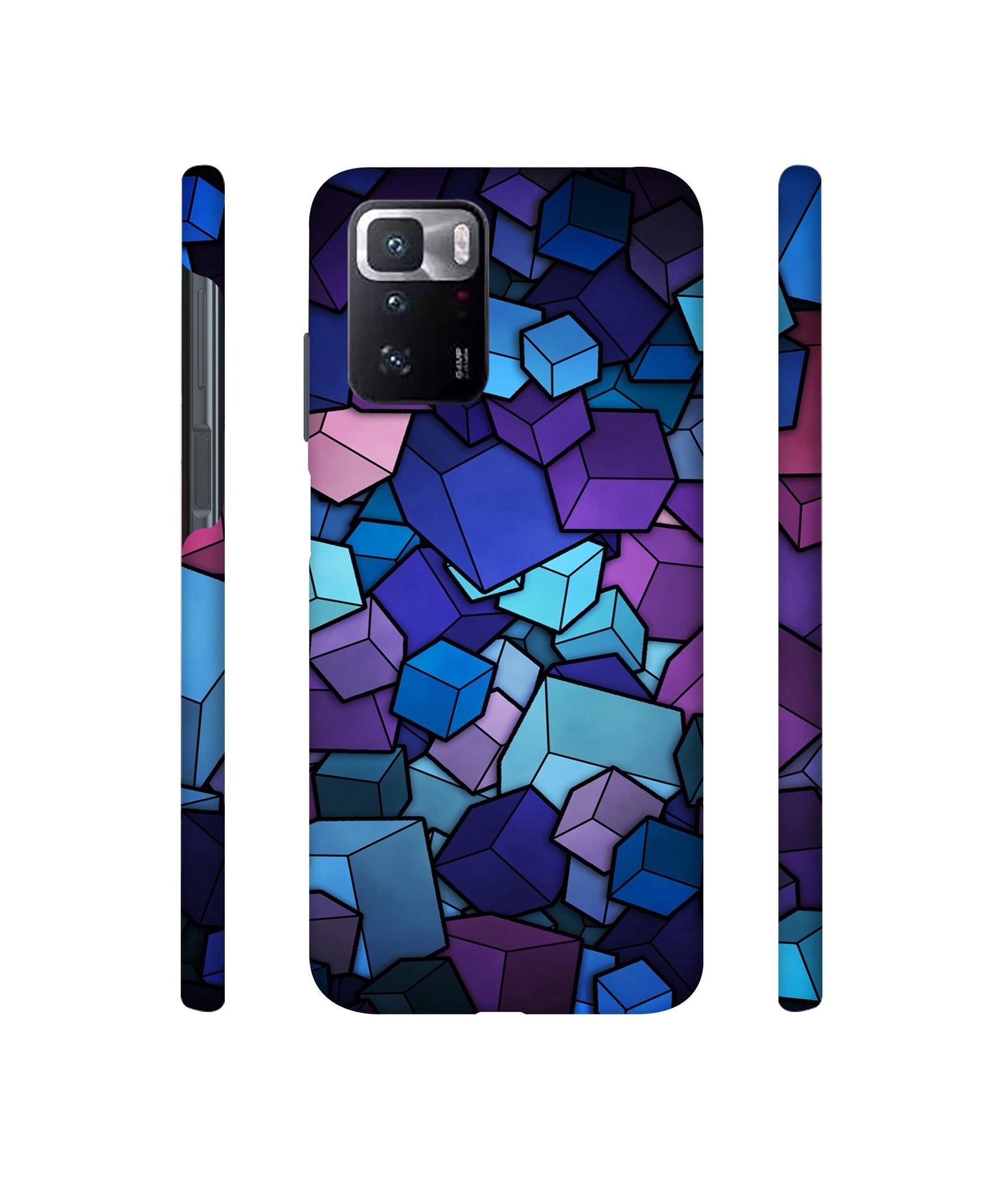 Color Box Designer Hard Back Cover for Mi Poco X3 GT