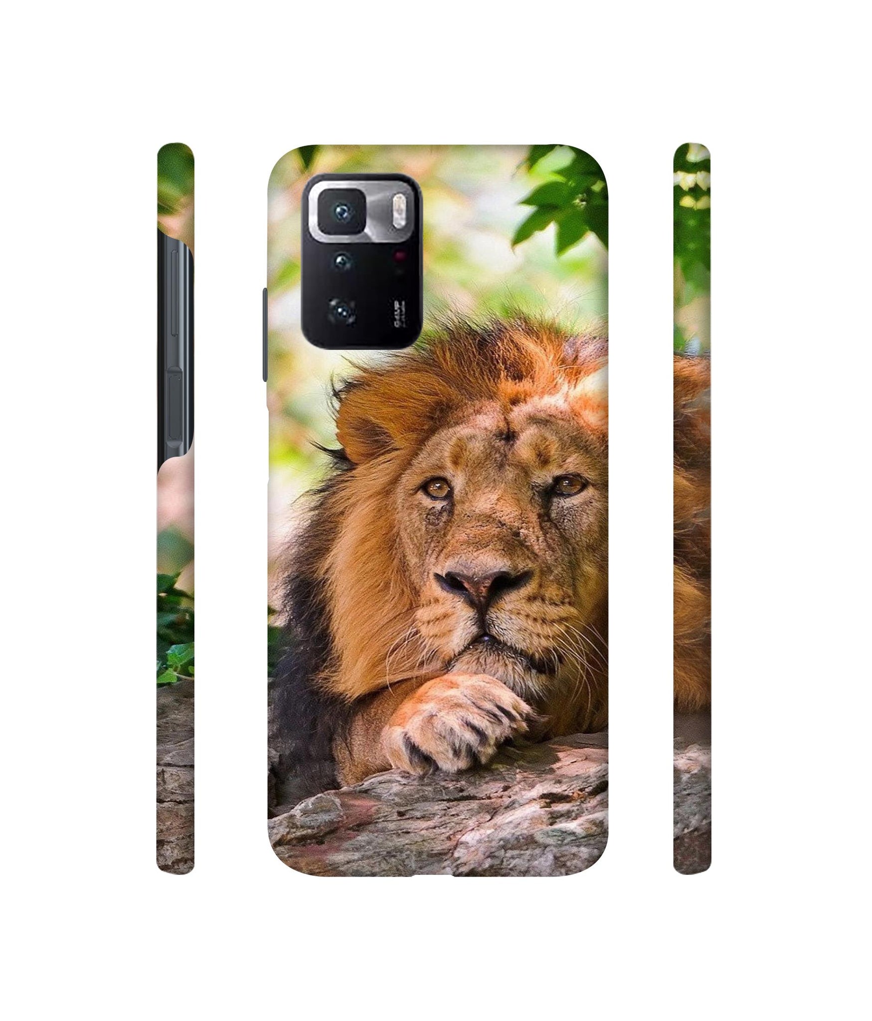 Tiger Pattern Print Designer Hard Back Cover for Mi Poco X3 GT