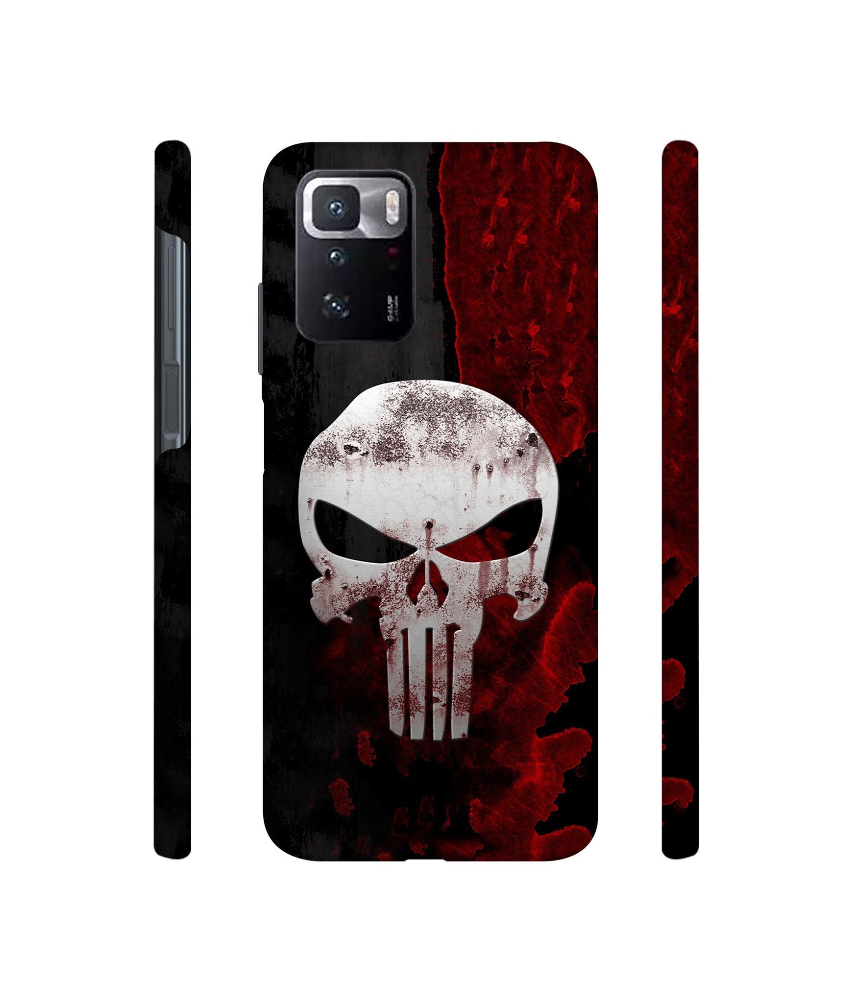 Punisher Skull Designer Hard Back Cover for Mi Poco X3 GT