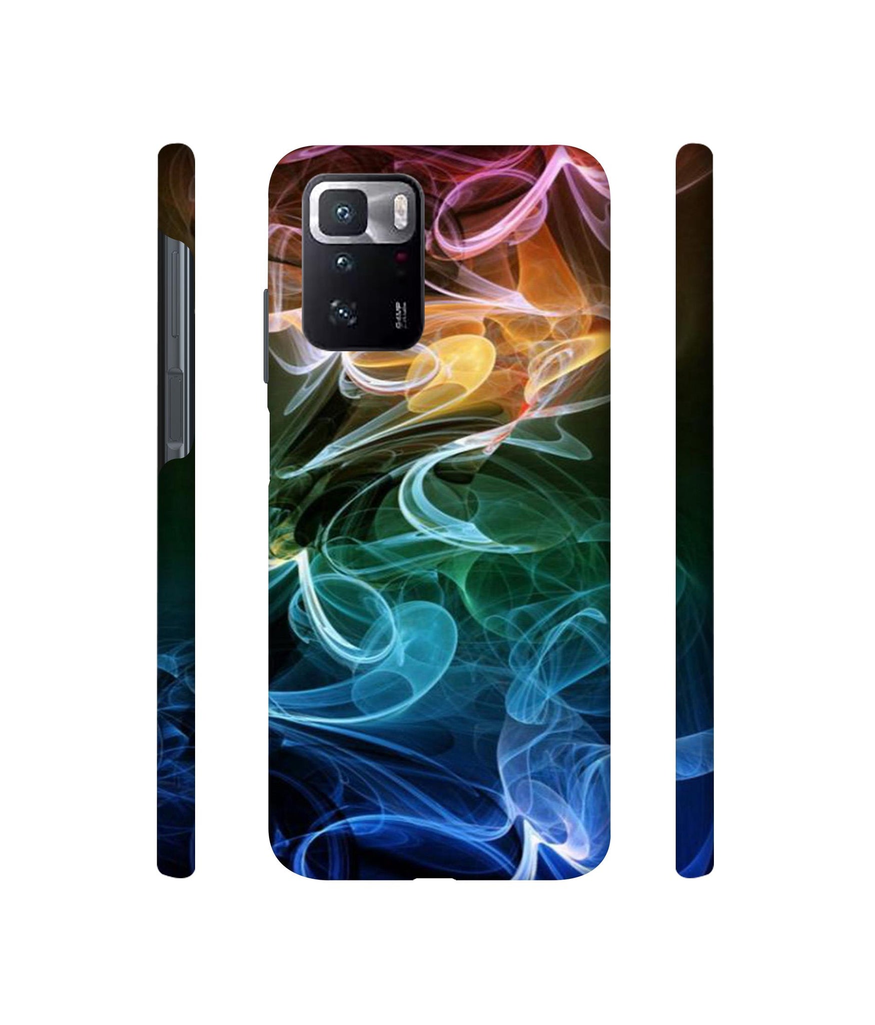 Smoky Pattern Designer Hard Back Cover for Mi Poco X3 GT