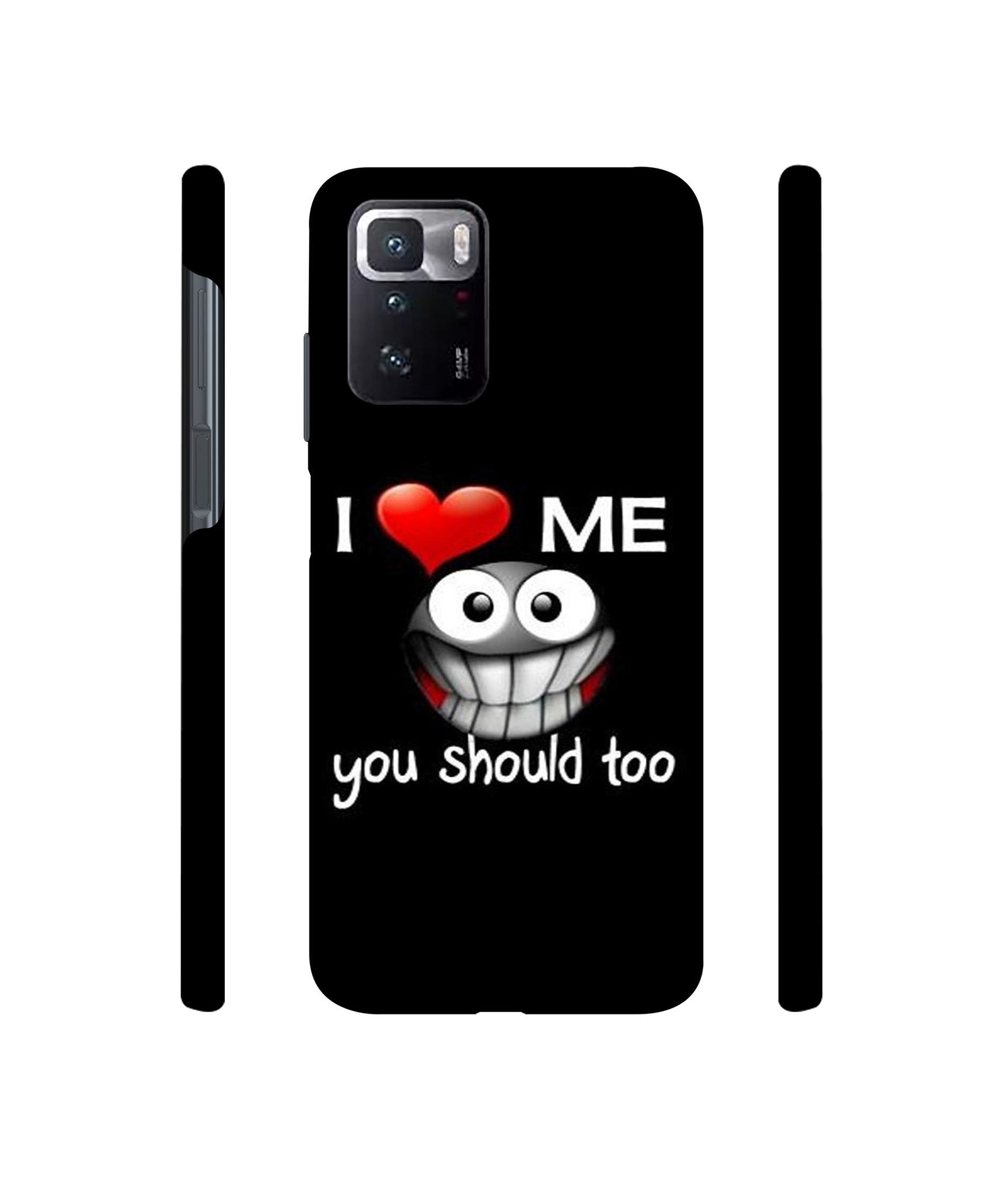I Love Me Quotes Designer Hard Back Cover for Mi Poco X3 GT