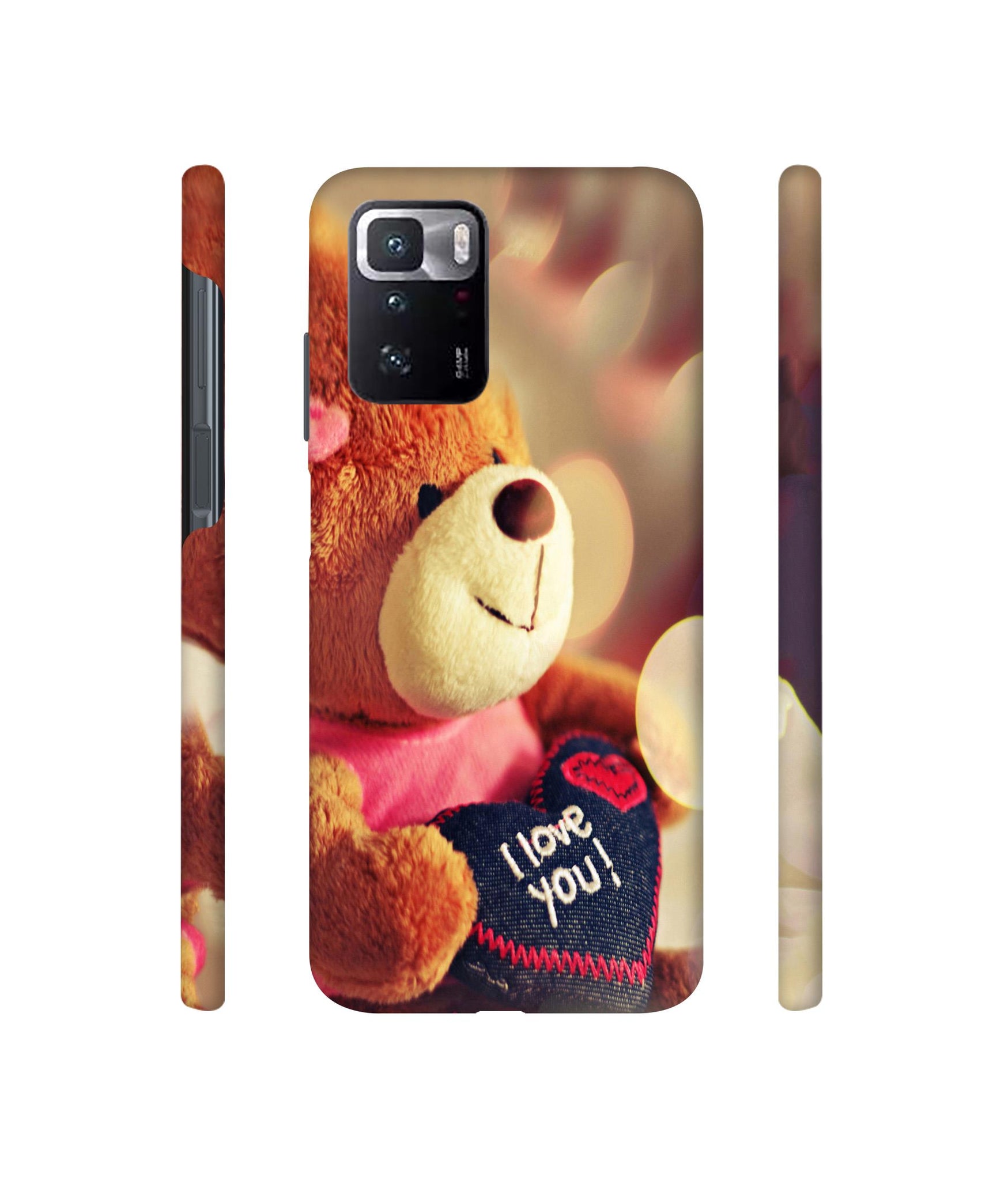Teddy Bear Designer Hard Back Cover for Mi Poco X3 GT