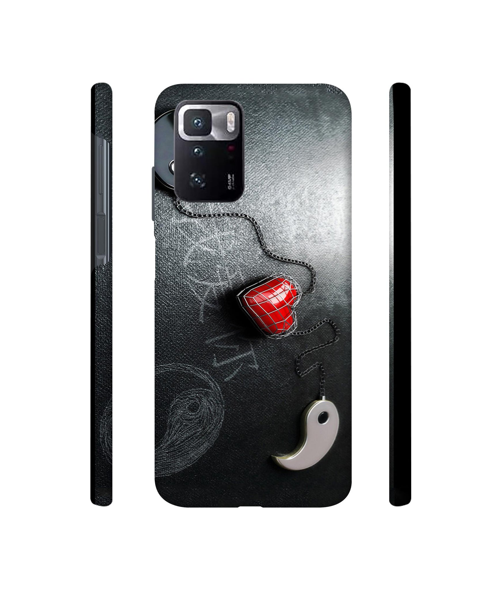 Chinnese Yin and Yang Designer Hard Back Cover for Mi Poco X3 GT