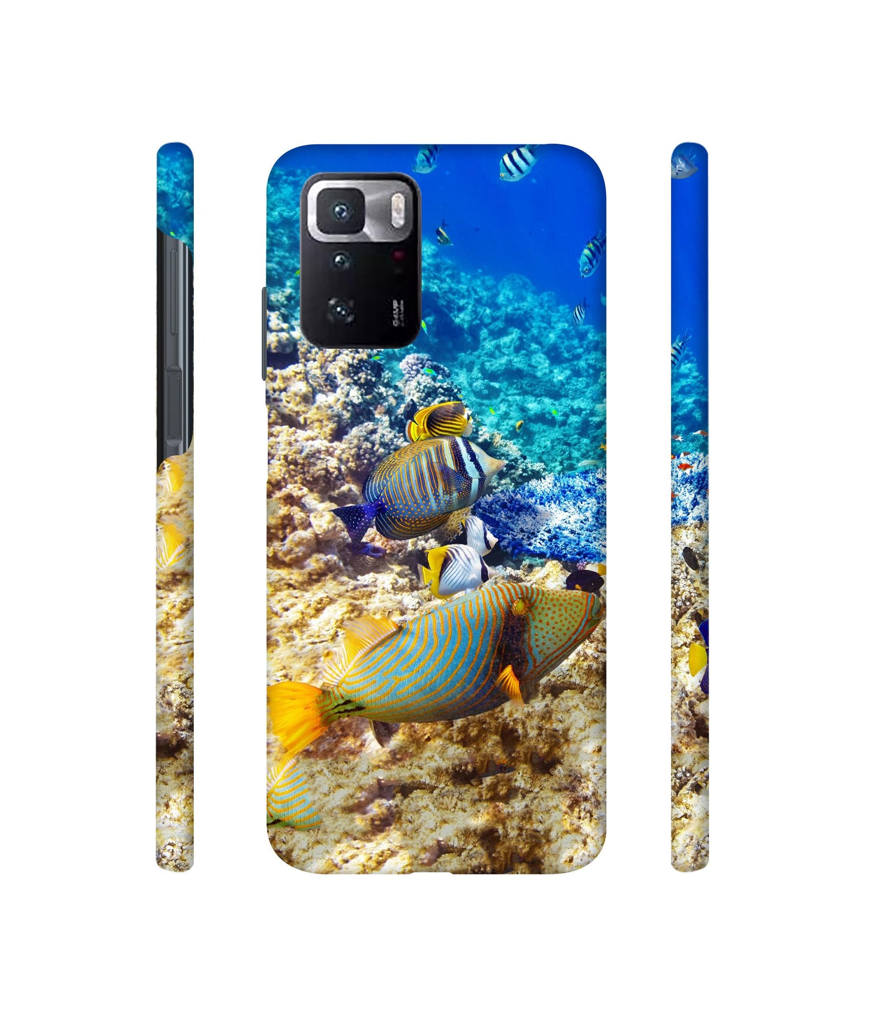 Underwater World Designer Hard Back Cover for Mi Poco X3 GT