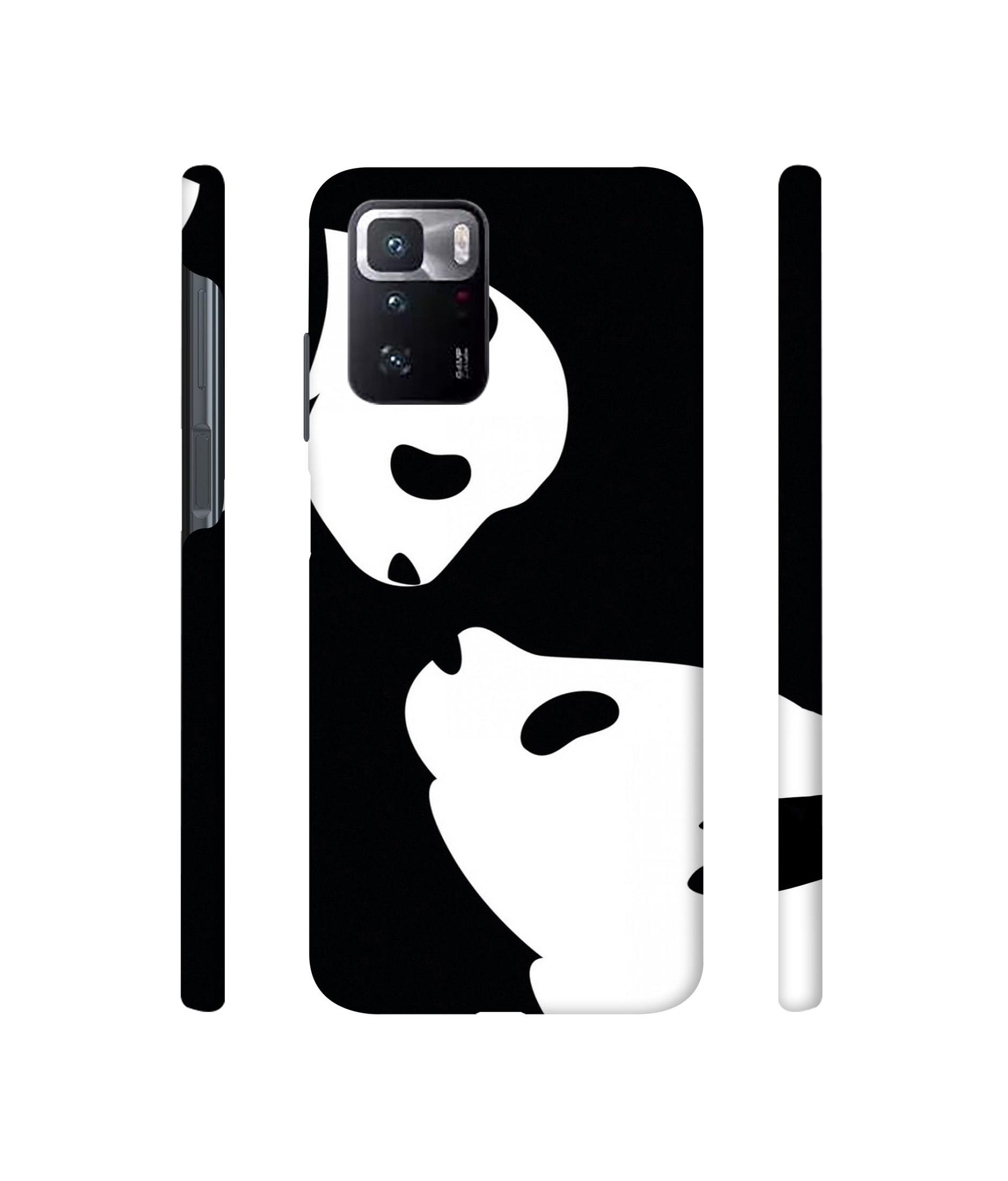 Panda Drawing Designer Hard Back Cover for Mi Poco X3 GT