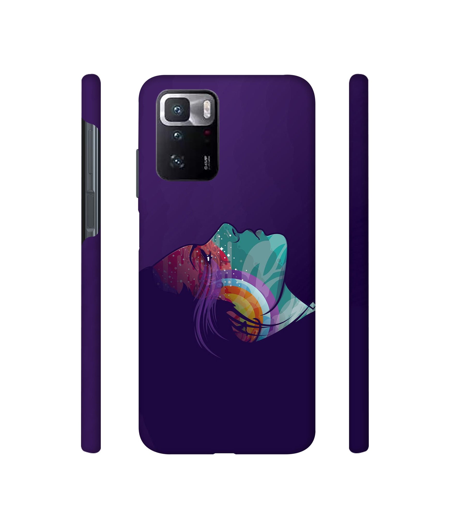Vector Girl Designer Hard Back Cover for Mi Poco X3 GT