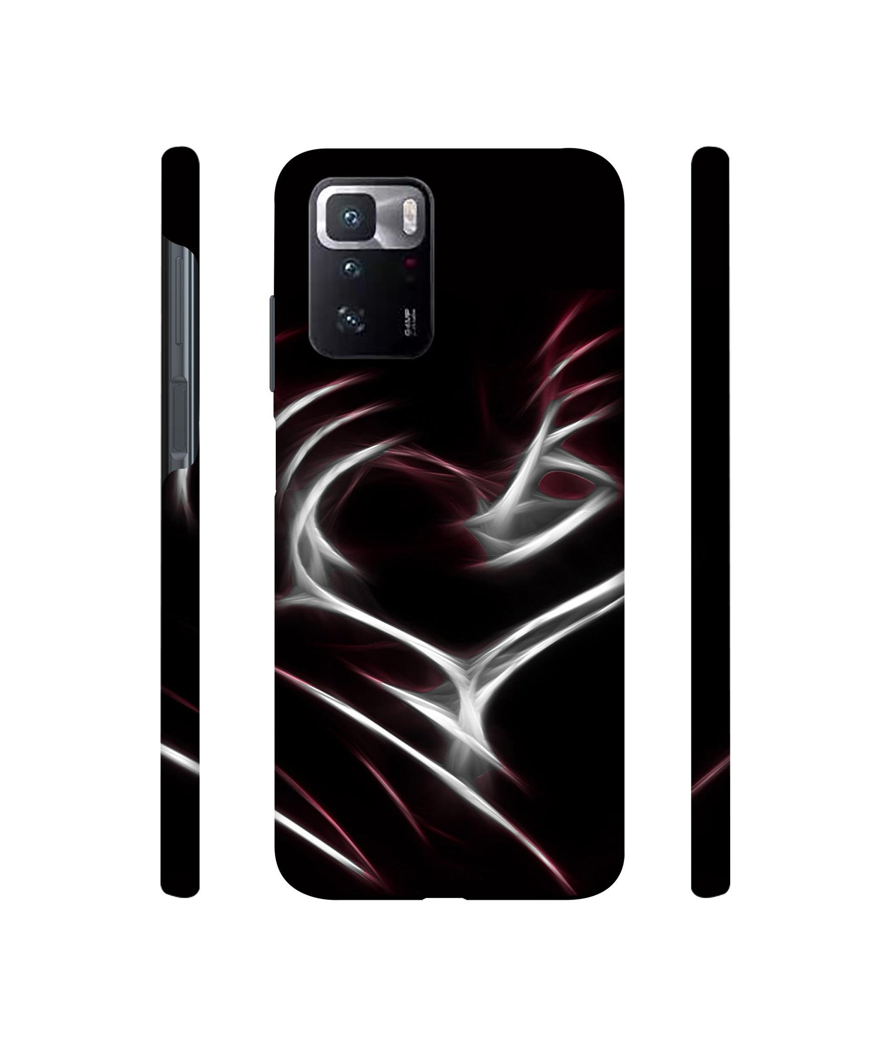 Heart Line Designer Hard Back Cover for Mi Poco X3 GT