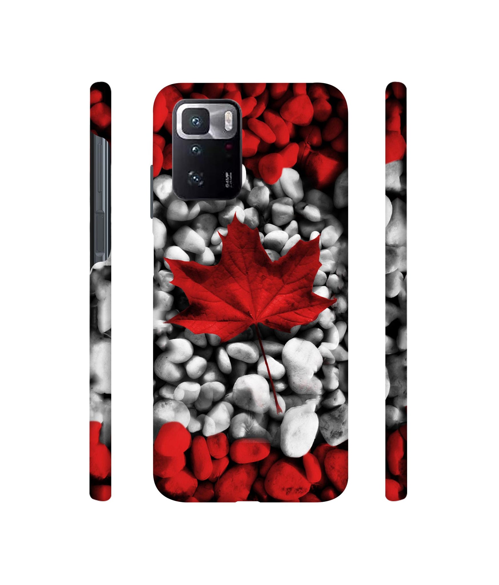 Canada Leaves Flag Designer Hard Back Cover for Mi Poco X3 GT