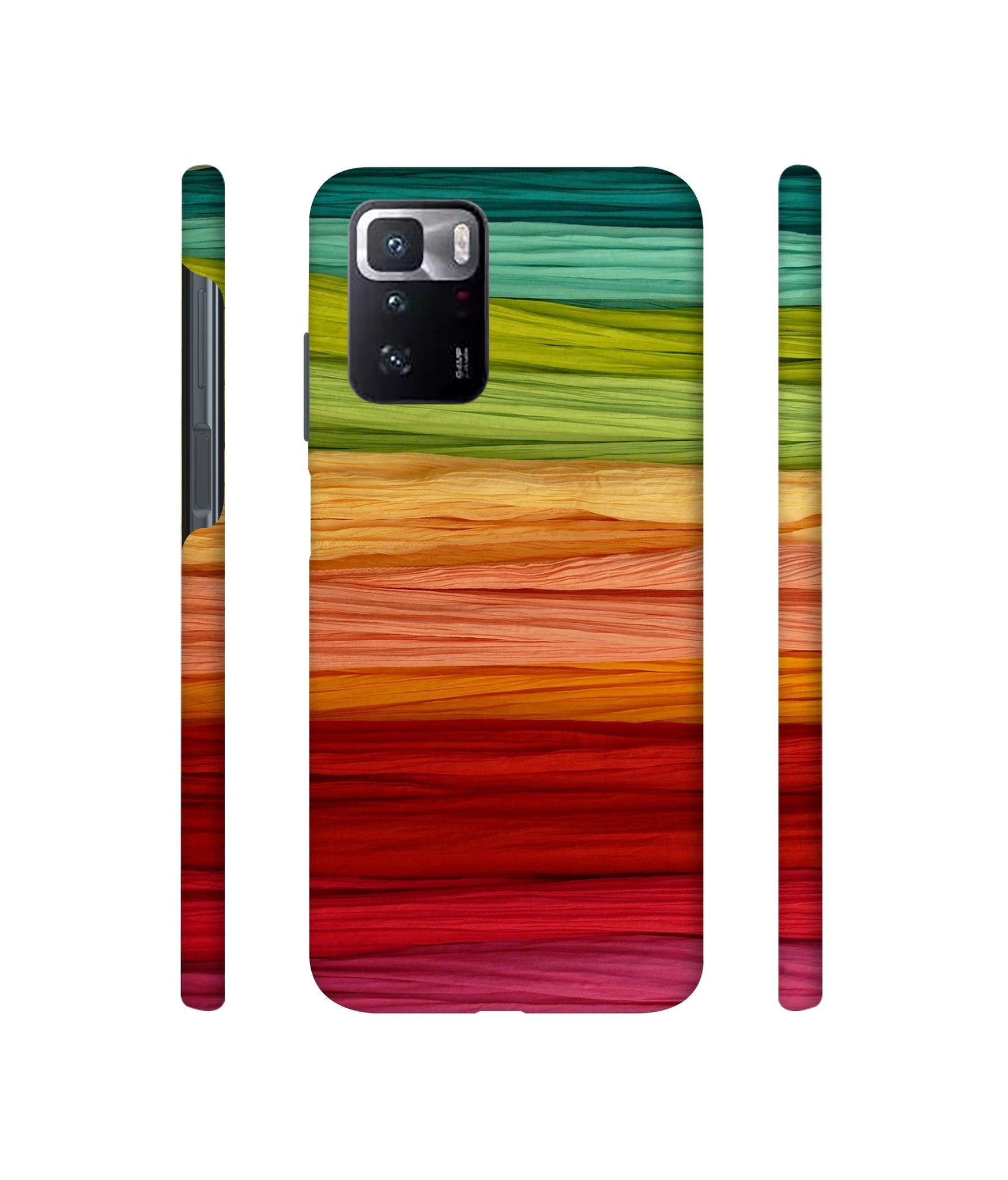 Colorful Thread Designer Hard Back Cover for Mi Poco X3 GT