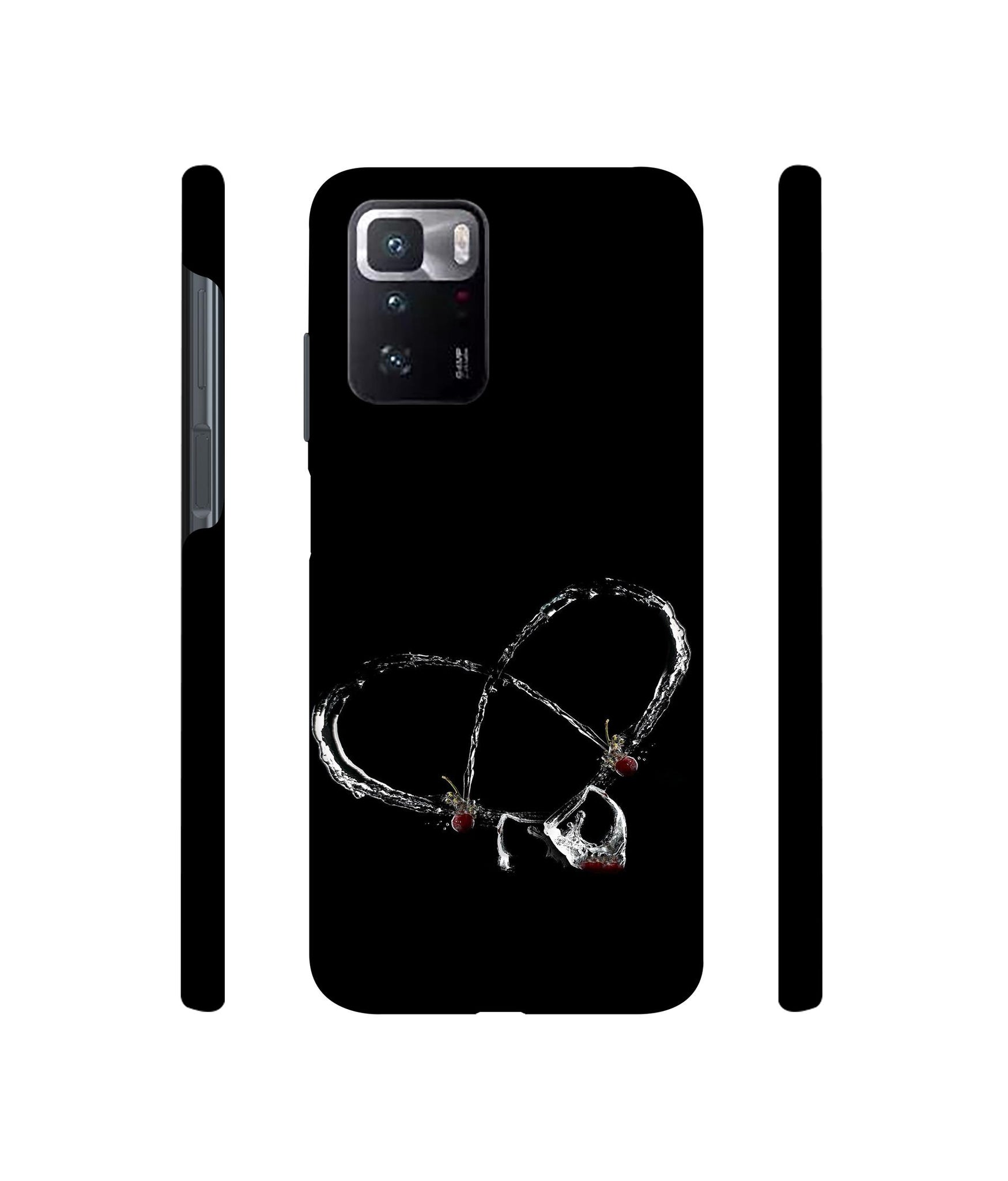 Heart Wine Designer Hard Back Cover for Mi Poco X3 GT