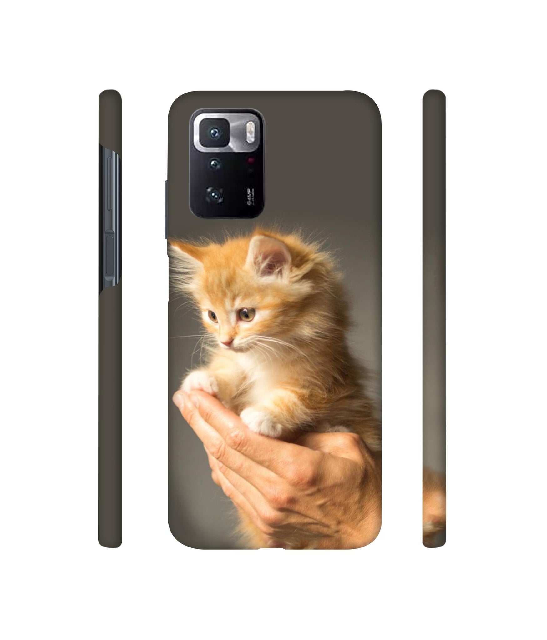 Cute Kitten Designer Hard Back Cover for Mi Poco X3 GT