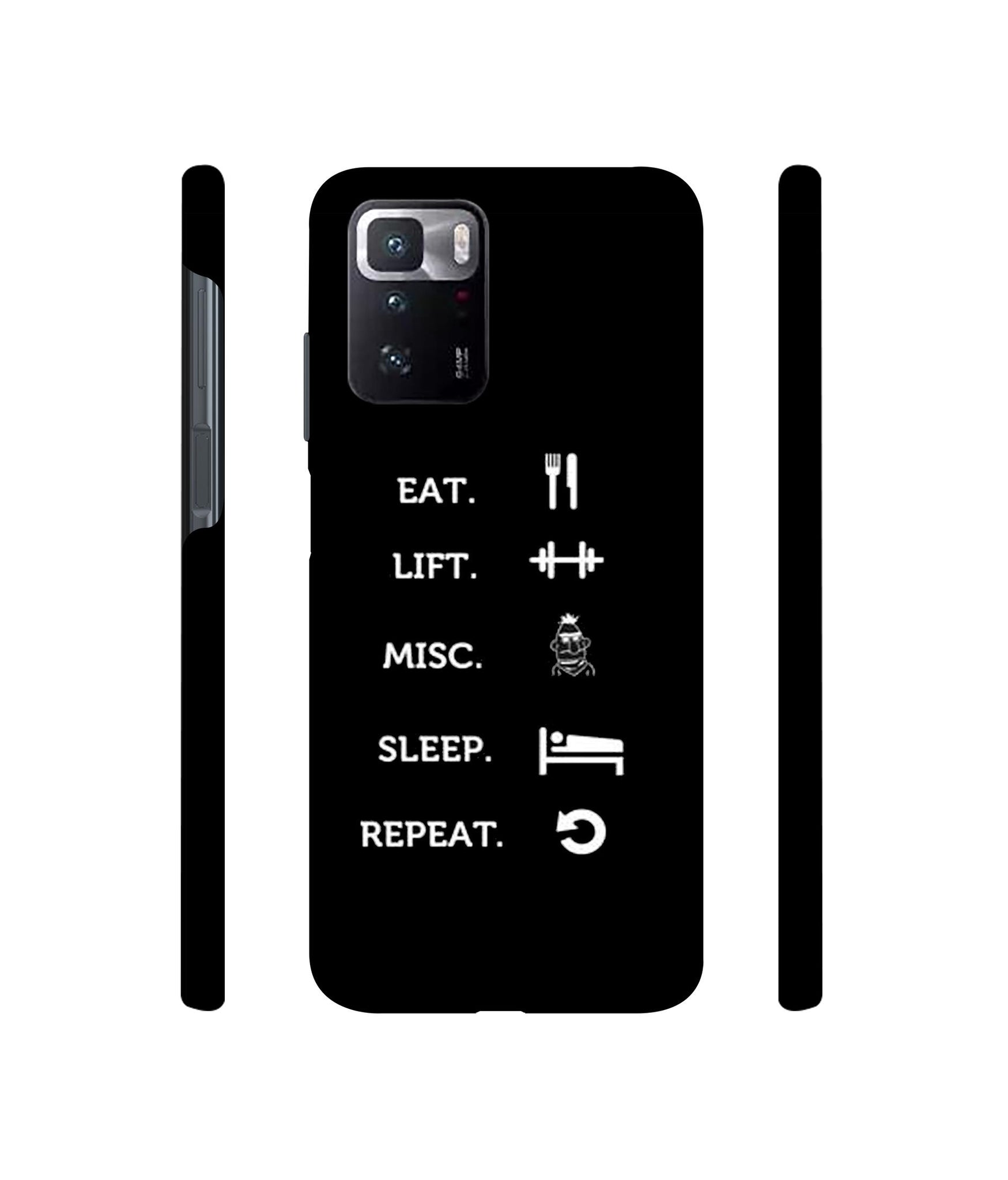 Life Tool Quote Designer Hard Back Cover for Mi Poco X3 GT