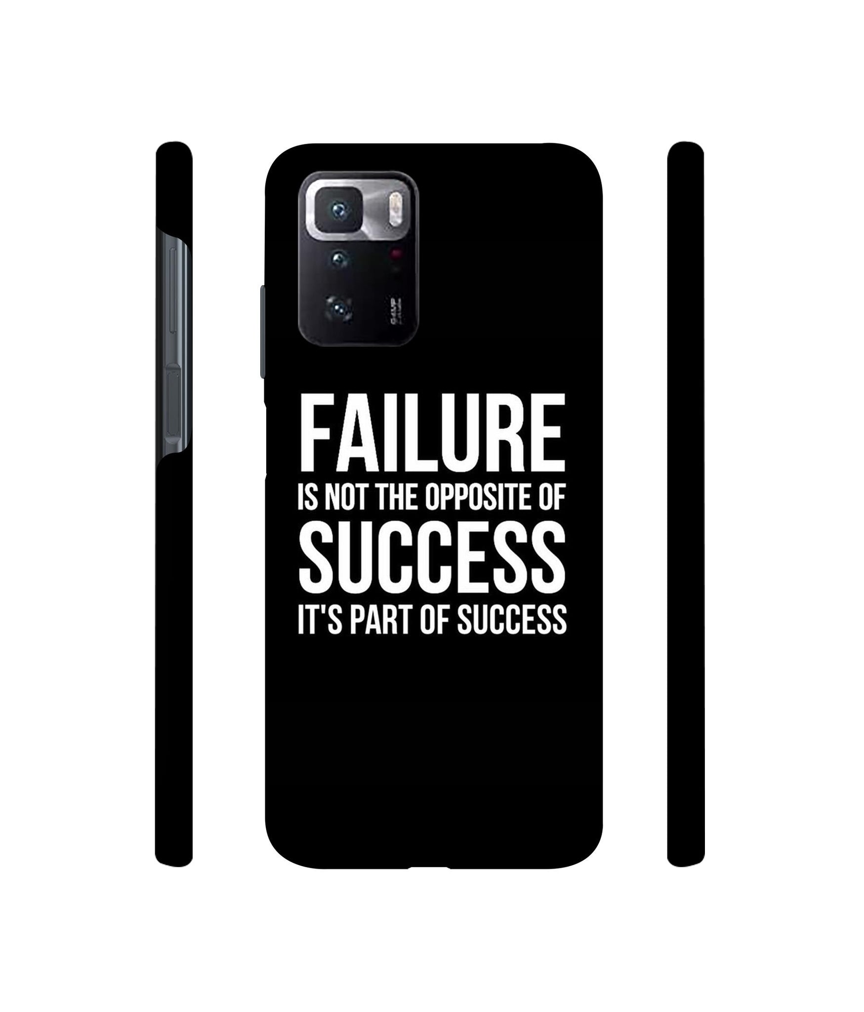 Motivational Quote Designer Hard Back Cover for Mi Poco X3 GT