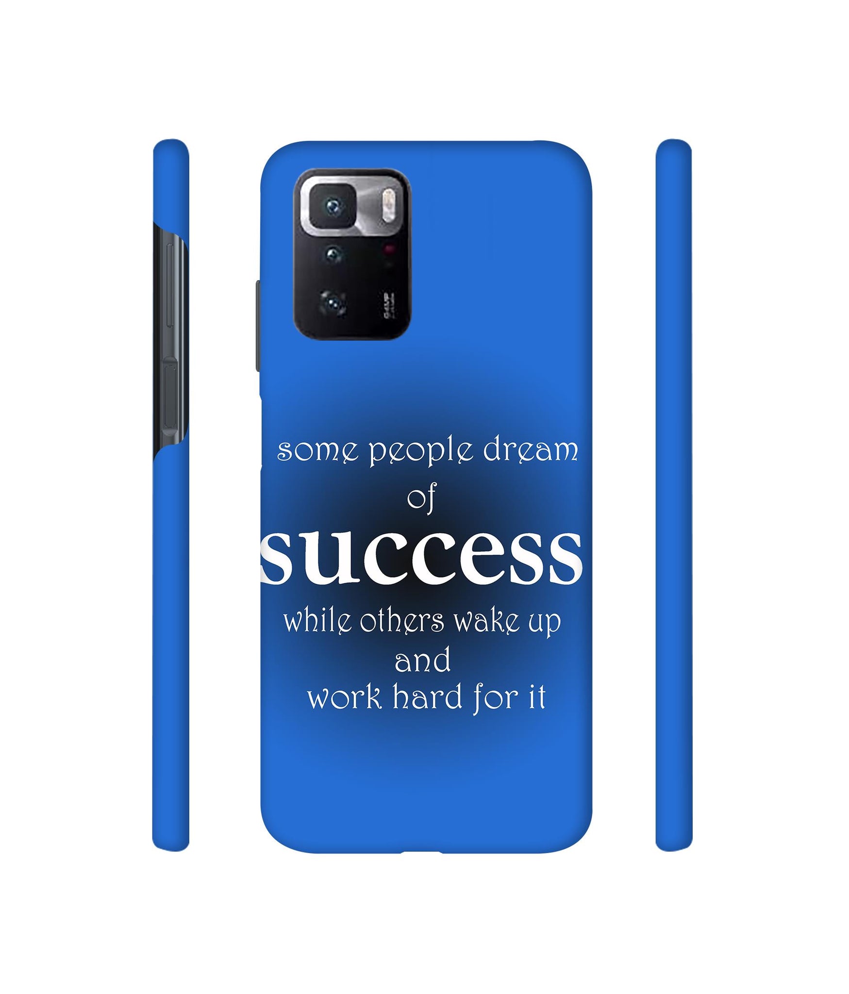 Success Motivational Designer Hard Back Cover for Mi Poco X3 GT