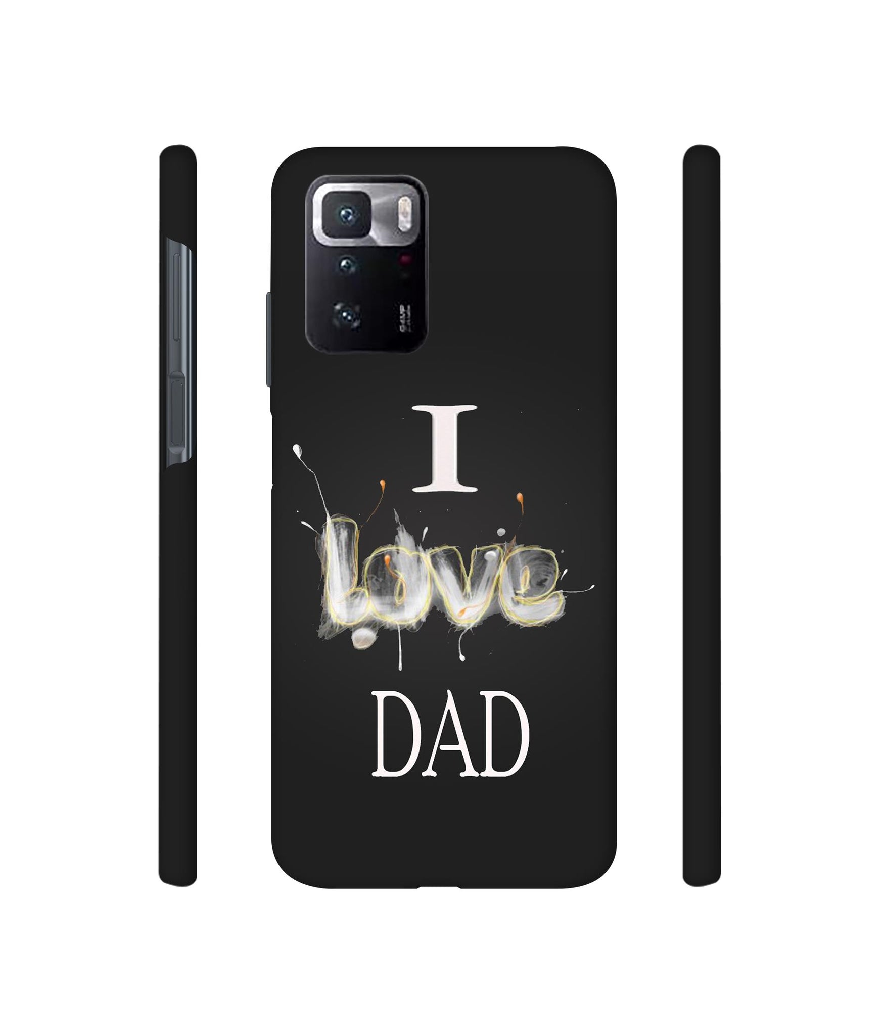 Happy Quote Designer Hard Back Cover for Mi Poco X3 GT