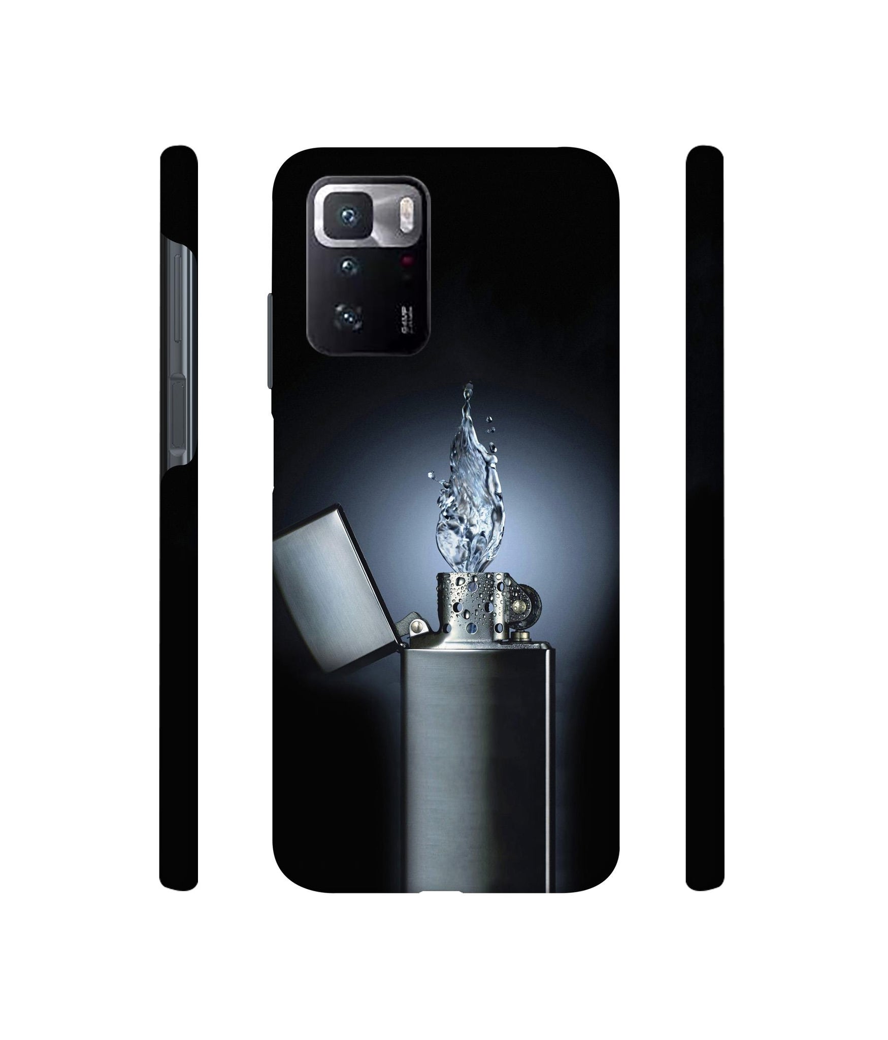 Water Lighter Designer Hard Back Cover for Mi Poco X3 GT