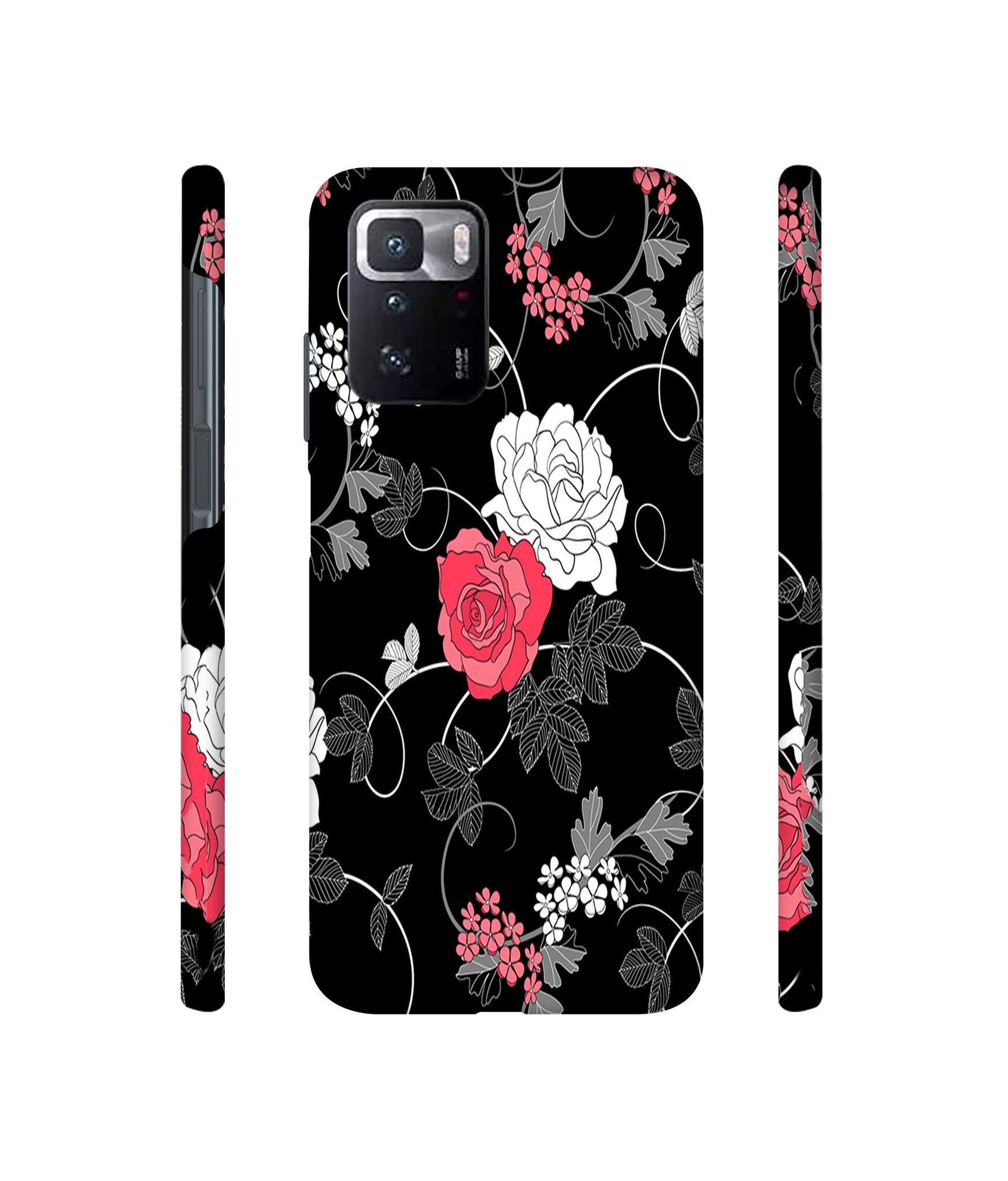 Roses Designer Hard Back Cover for Mi Poco X3 GT