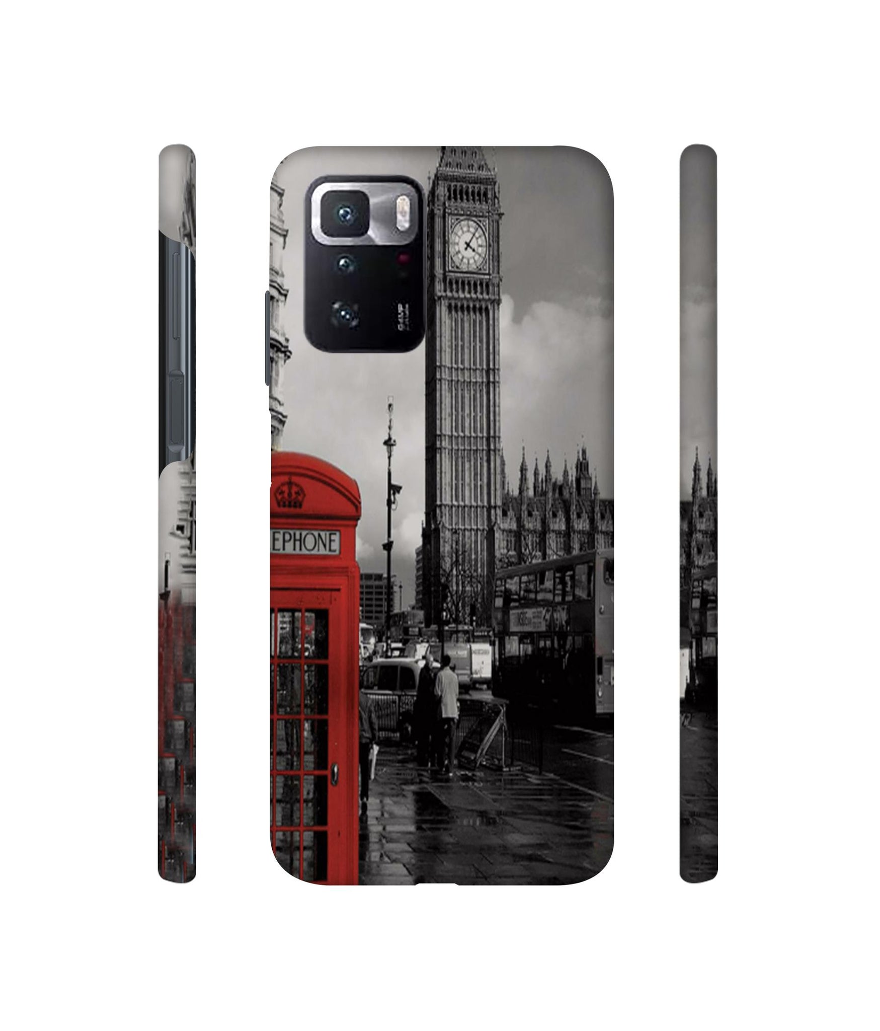London Theme Designer Hard Back Cover for Mi Poco X3 GT